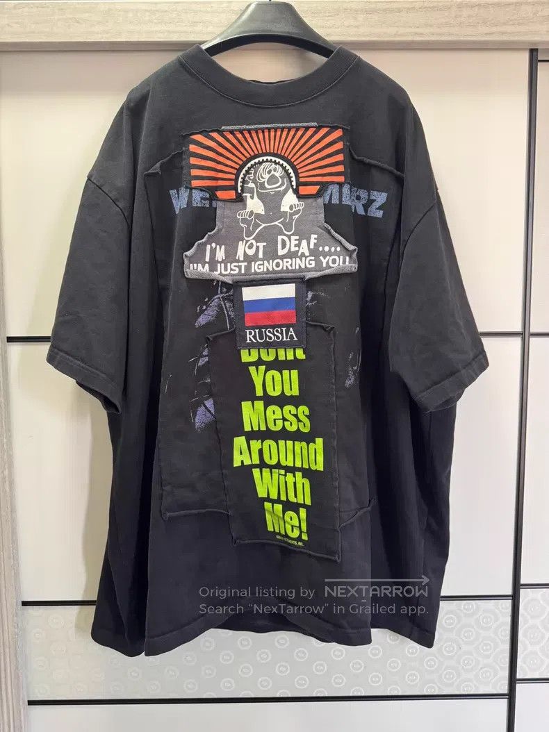 Vetements VETEMENTS Anti-War Patchwork Short Sleeve Size US S / EU 44-46 / 1 - 1 Thumbnail