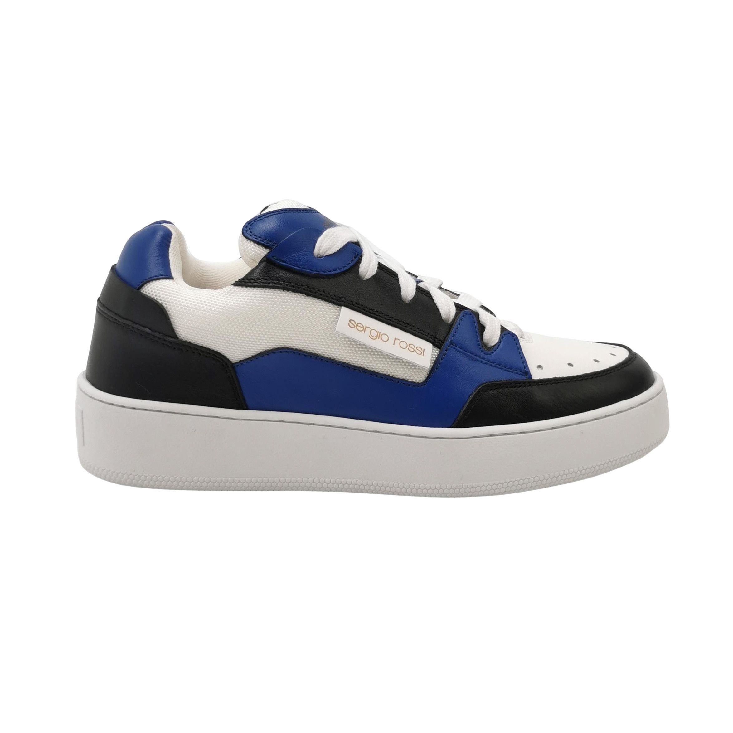 Sergio Rossi Sergio Rossi Colorblock Leather Sneakers EU 39 Size US 6 / EU 39 - 1 Thumbnail