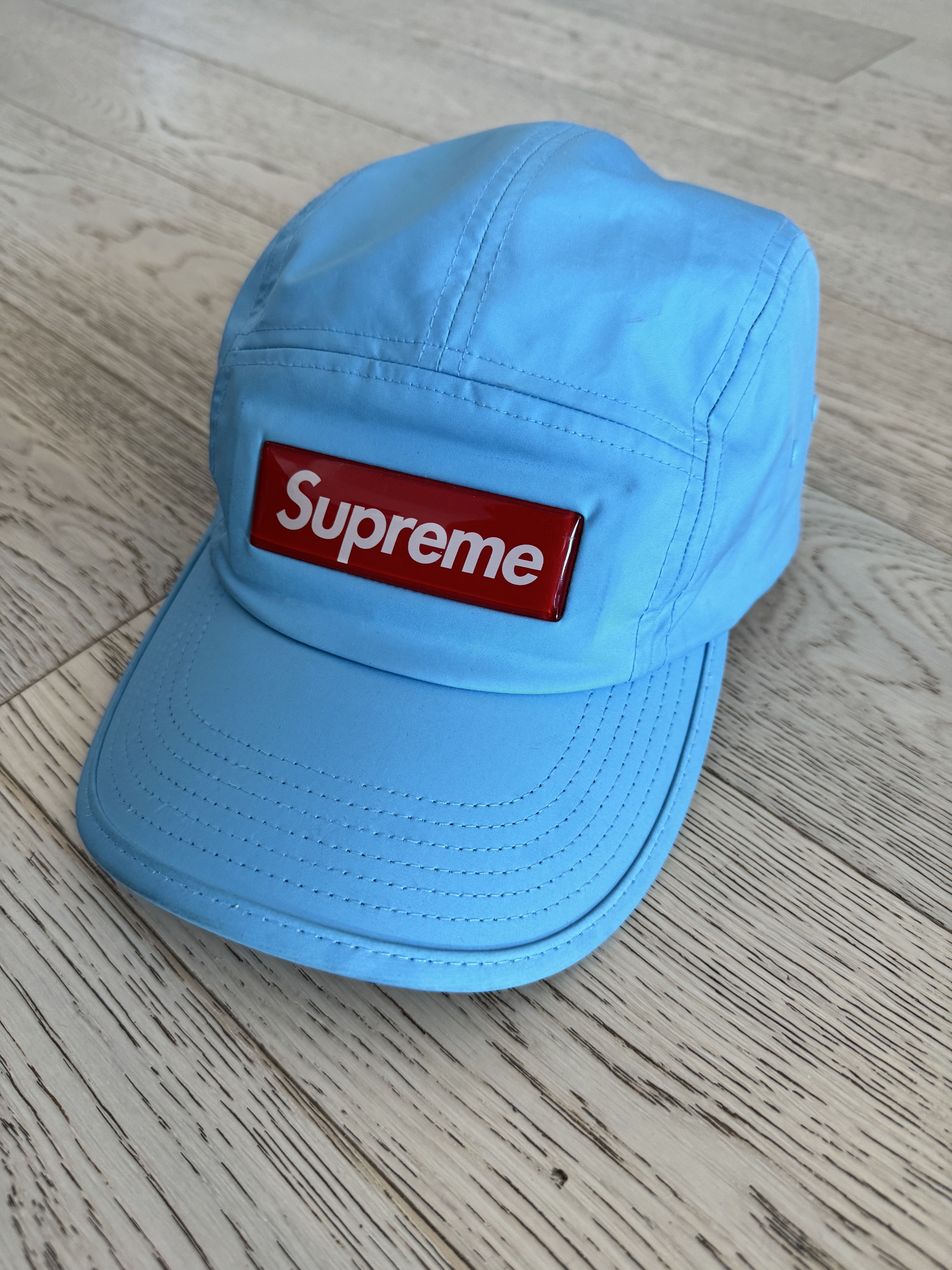 Supreme Supreme Inset Gel Camp Cap - Cyan Size ONE SIZE - 1 Thumbnail