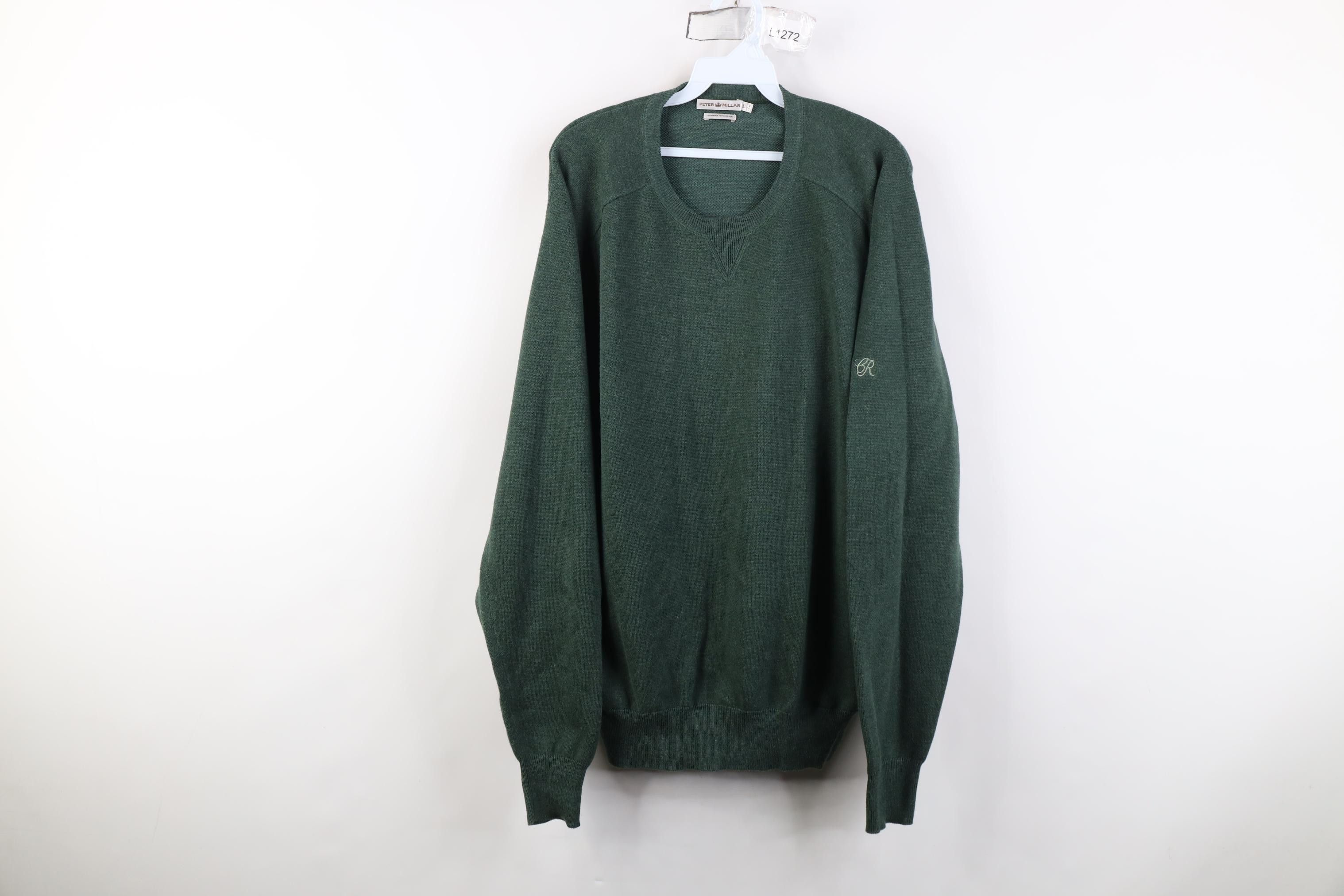 Peter Millar Peter Millar Wool Blend Knit Golfing Golf Crewneck Sweater Size US L / EU 52-54 / 3 - 1 Thumbnail