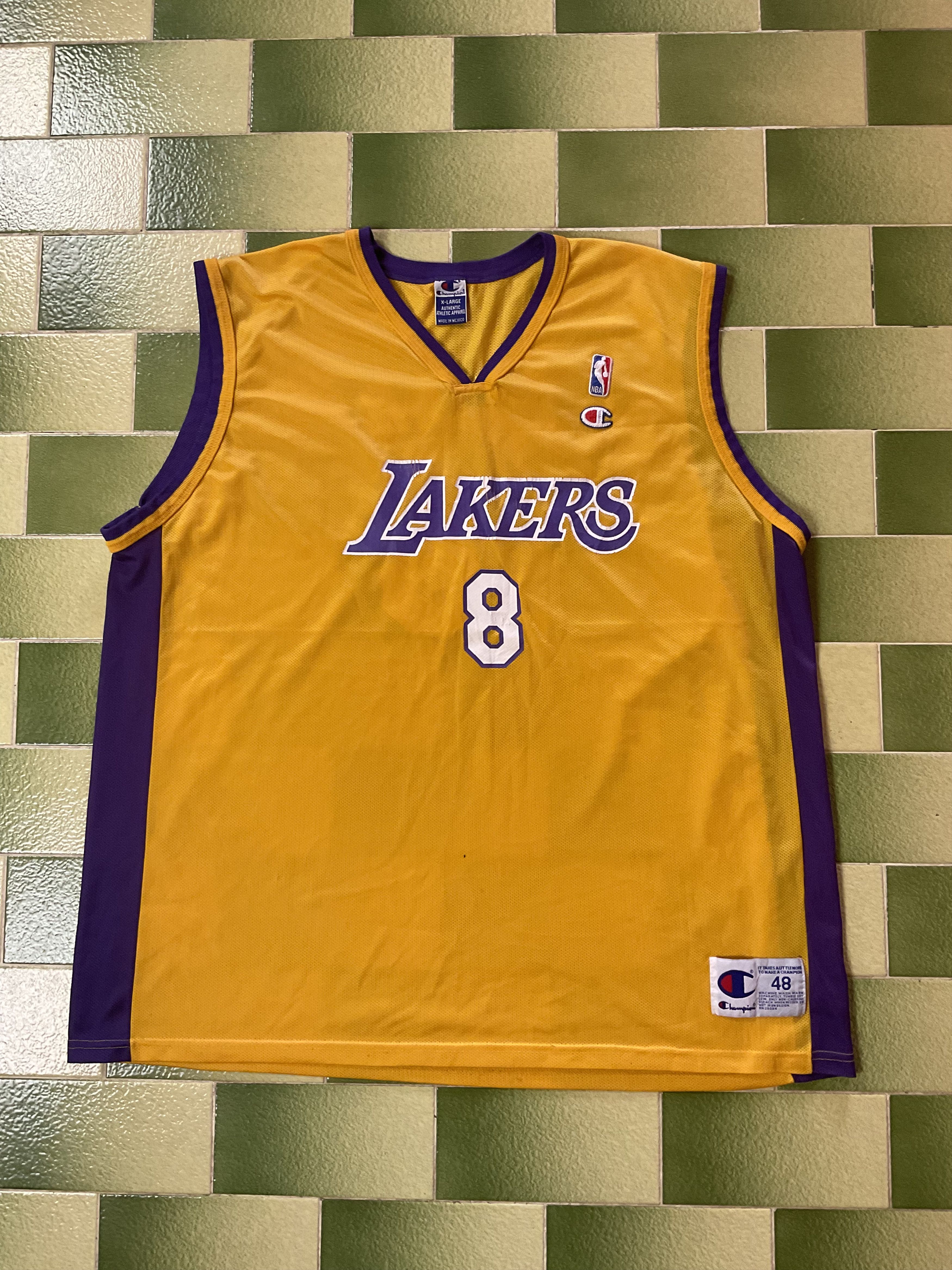 NBA Two Vintage NBA LA Lakers Kobe Bryant & Shaq Swingman Jersey Size US XL / EU 56 / 4 - 3 Thumbnail