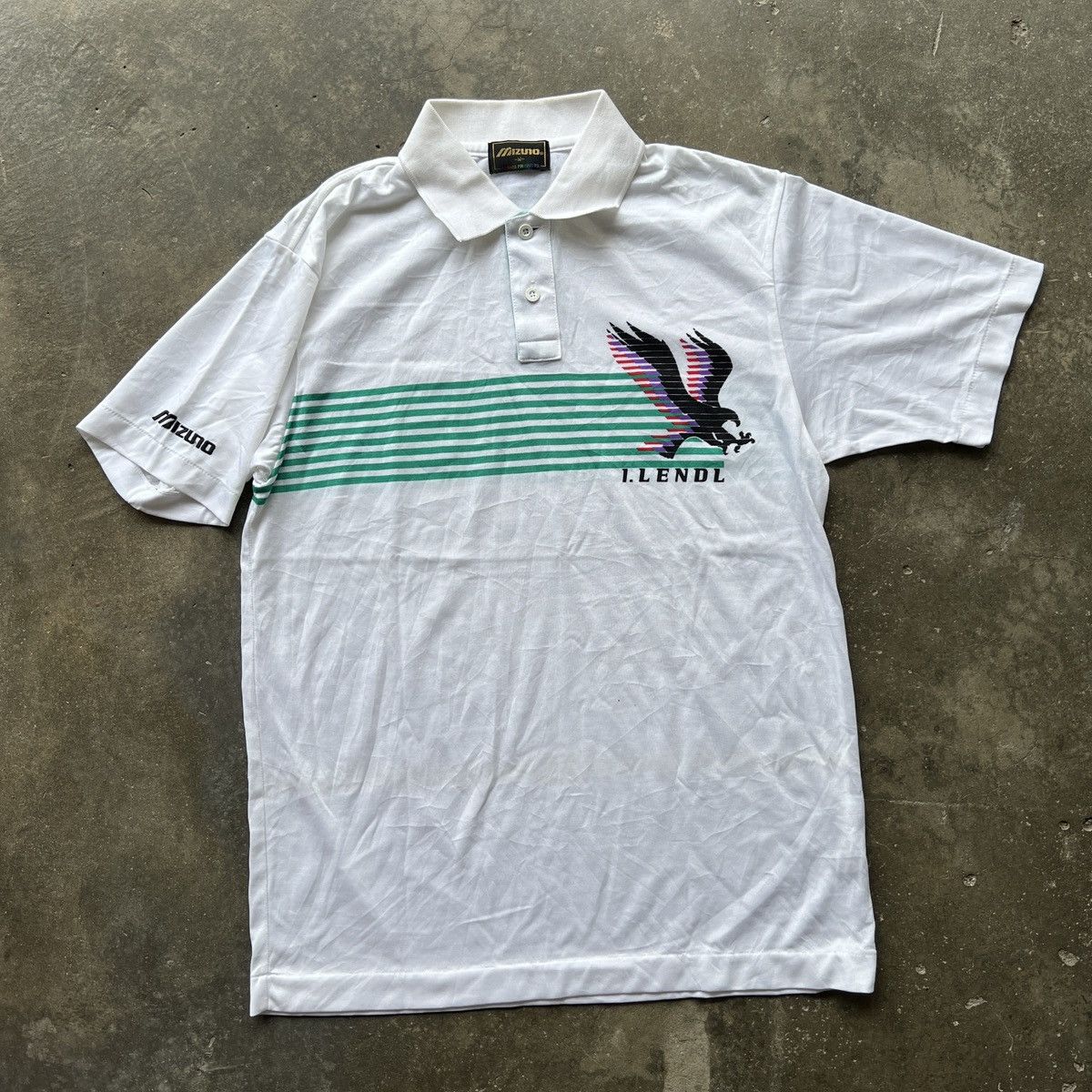 Mizuno 🔥 Rare Vintage Ivan Lendl Mizuno Polos Size US M / EU 48-50 / 2 - 3 Thumbnail