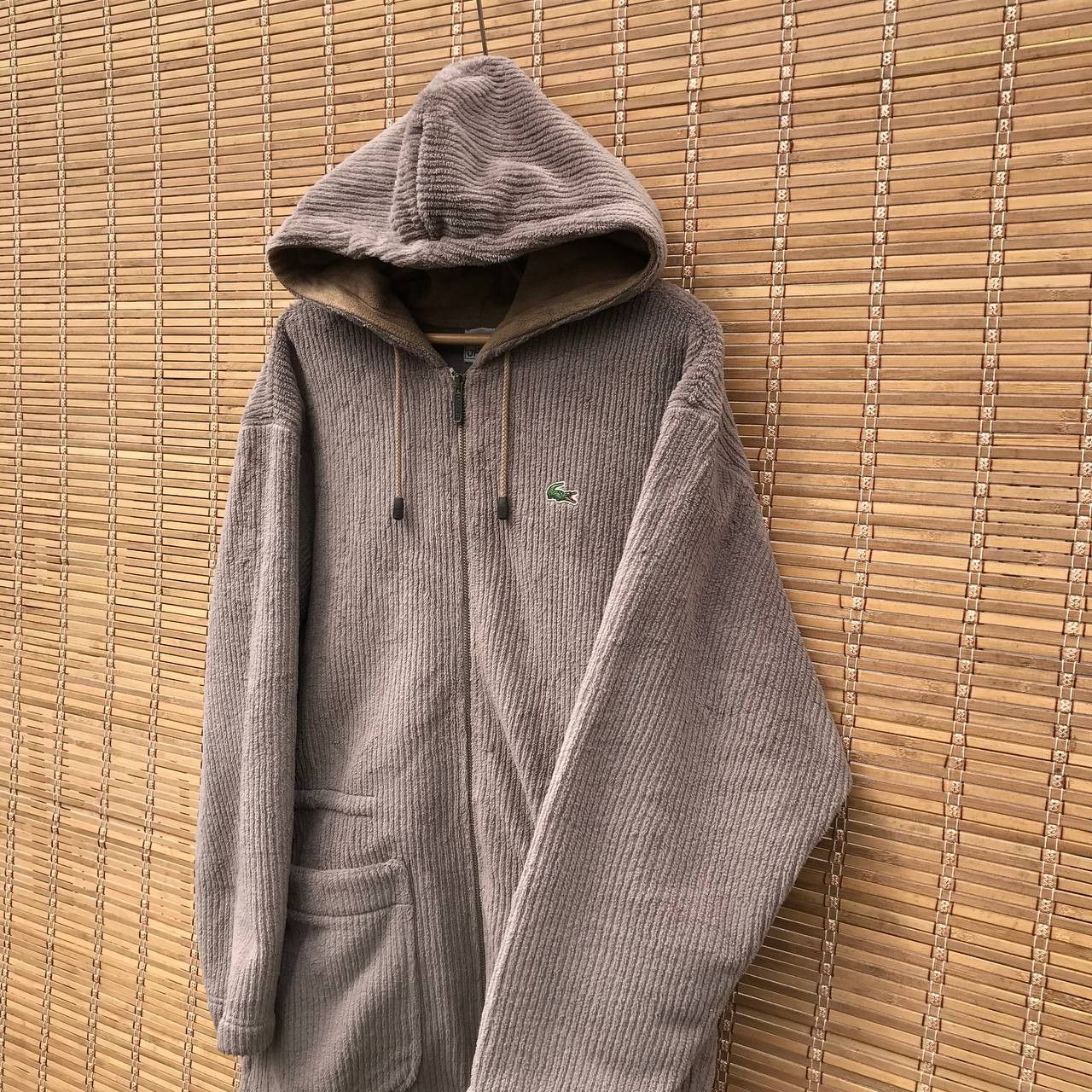 Lacoste × Vintage VINTAGE LACOSTE HOODIE X POLARTEX JUMPER BAGGY Size US XL / EU 56 / 4 - 5 Thumbnail