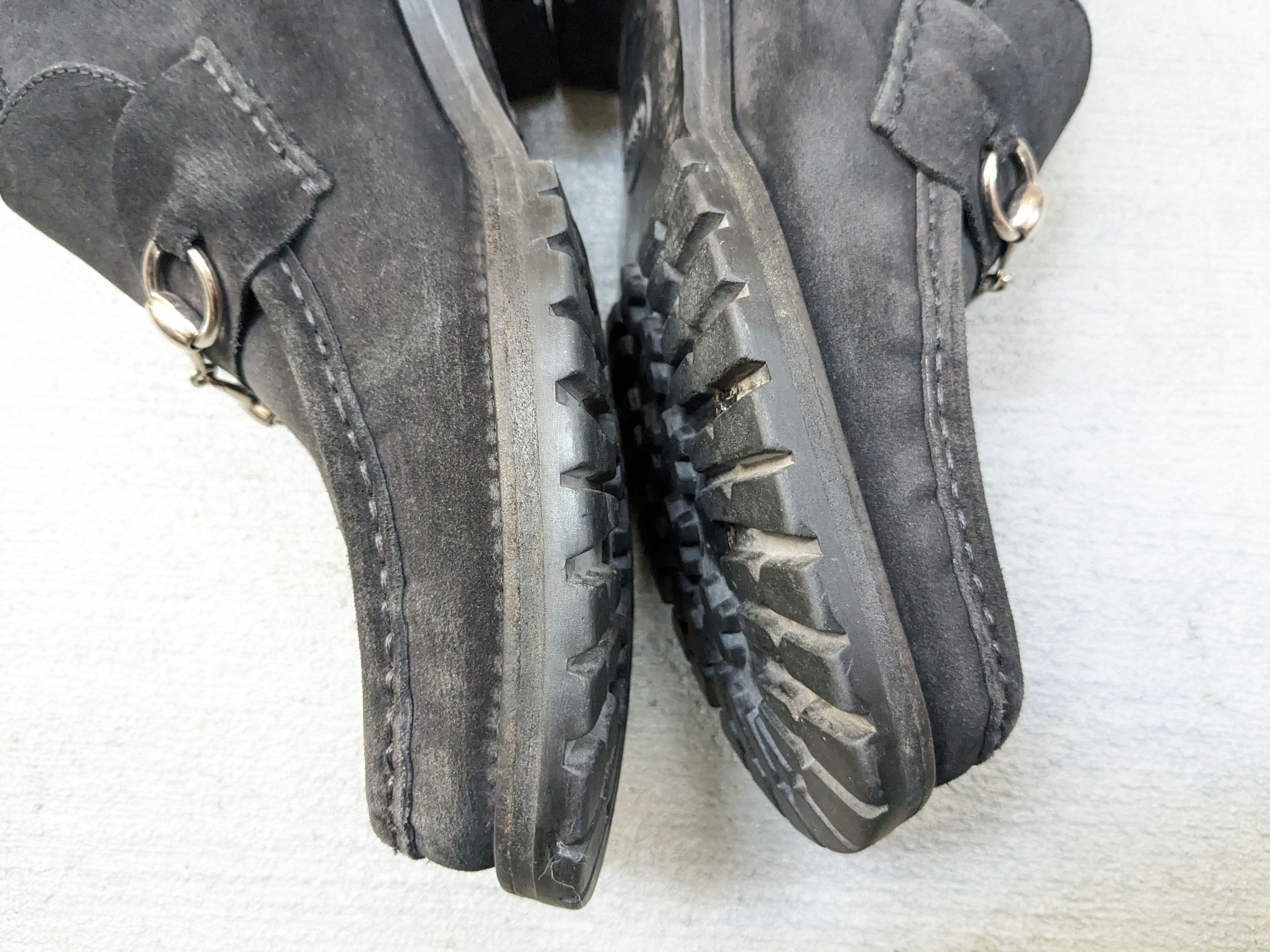 Gucci Gucci Horsebit Loafers Black Suede Size 10.5 Italy Slip On Size US 10.5 / EU 43-44 - 11 Thumbnail