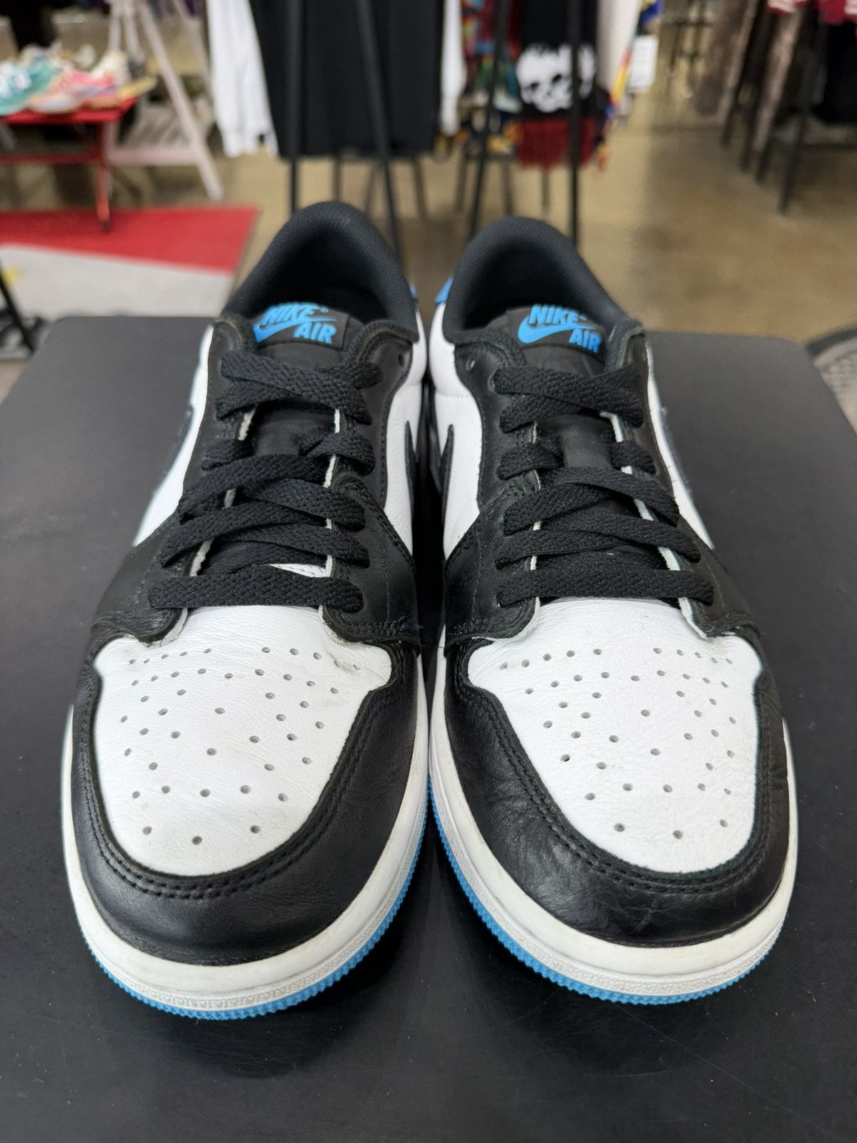 Jordan Brand Jordan 1 Low Black Dark Powder Blue Size 8.5 (2022) Size US 8.5 / EU 41-42 - 2 Thumbnail