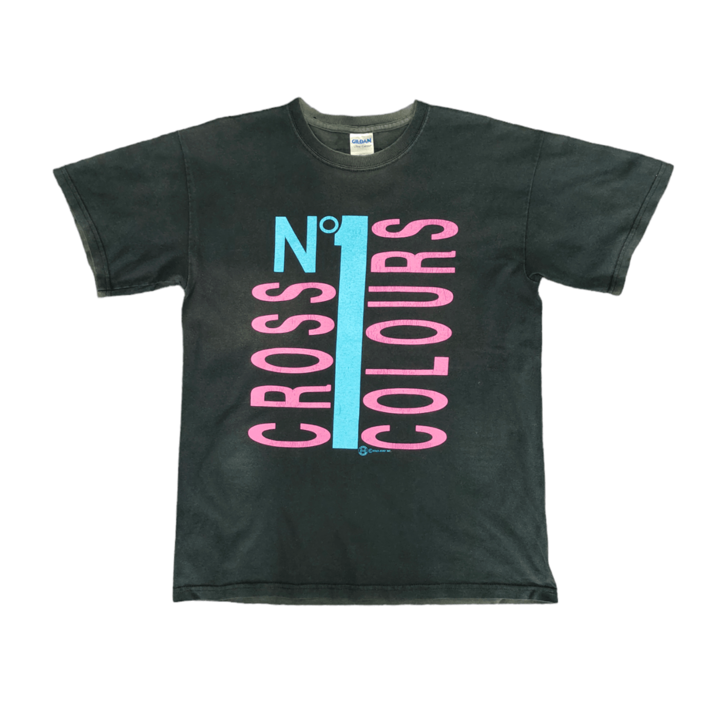 Cross Colours Vintage 00s Cross Colour 'No 1' T-Shirt Size US M / EU 48-50 / 2 - 1 Thumbnail