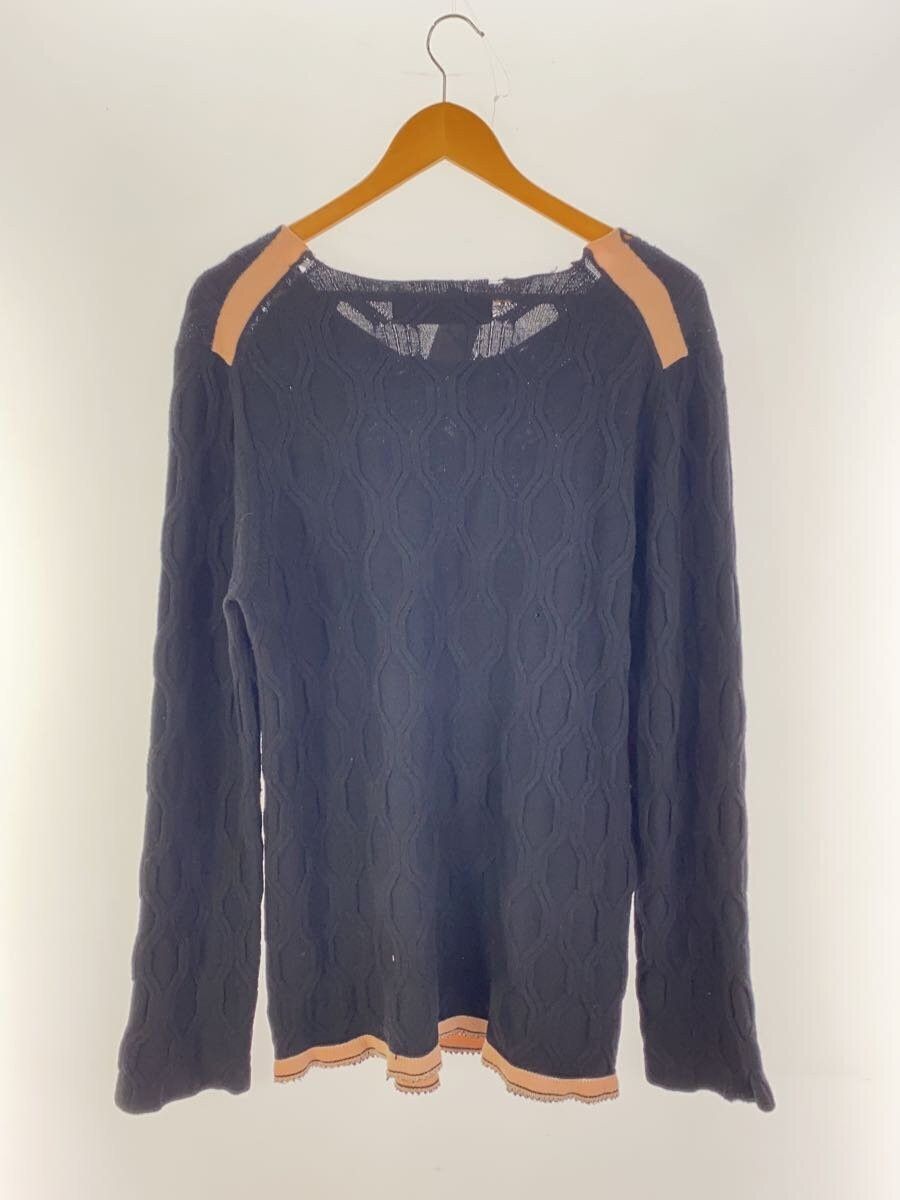 Comme des Garcons × Comme des Garcons Homme Plus Cable Pattern Wool Knit Sweater Size US M / EU 48-50 / 2 - 2 Thumbnail