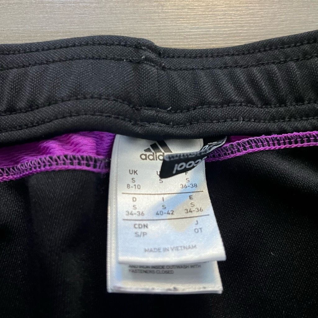 Adidas Adidas Black Athletic Joggers Men Small Bin P-50 Size US 32 / EU 48 - 4 Thumbnail