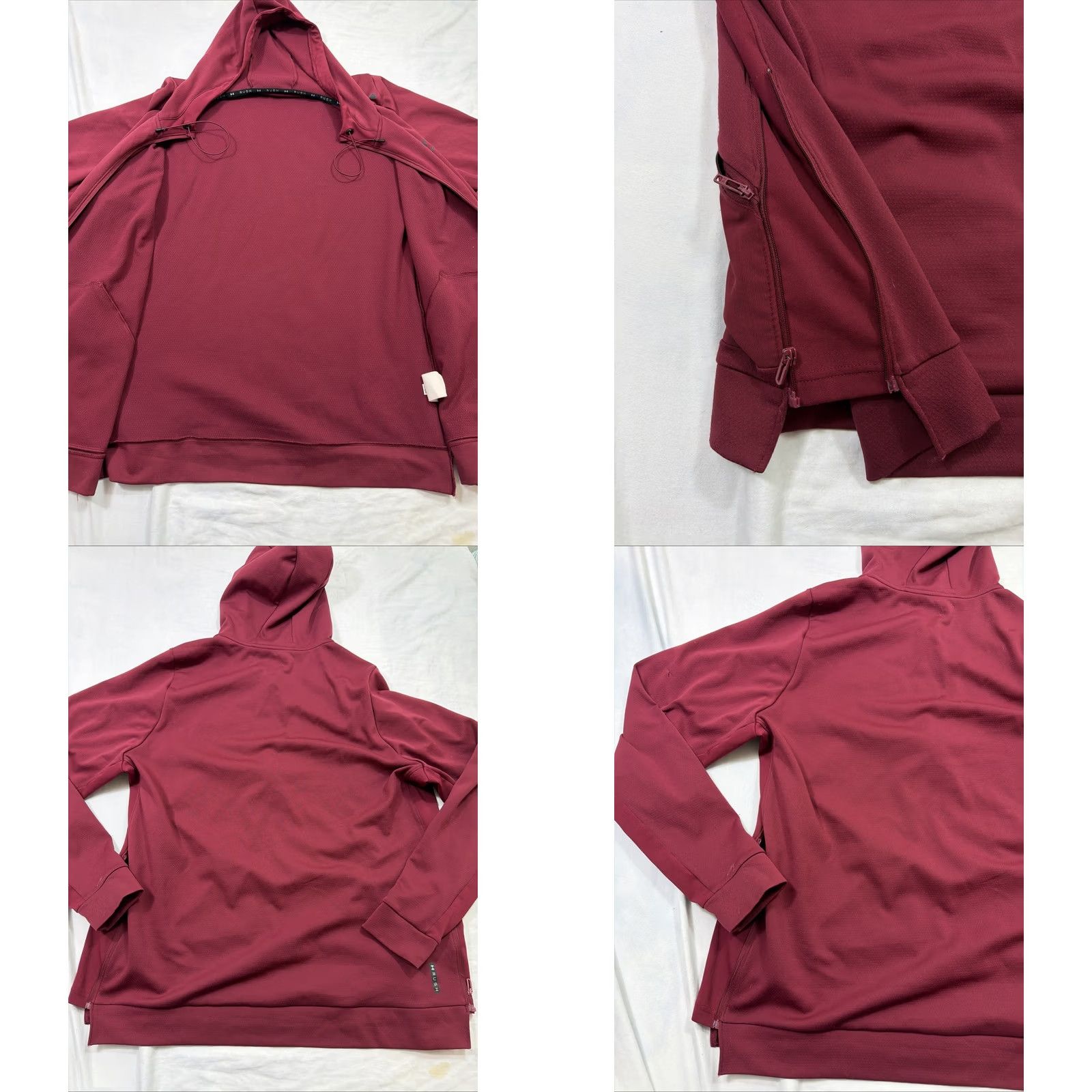 Under Armour Under Armour Jacket Mens XXL Red Full Zip Training Running & Jogging Sports Hoodie Size US XXL / EU 58 / 5 - 9 Thumbnail