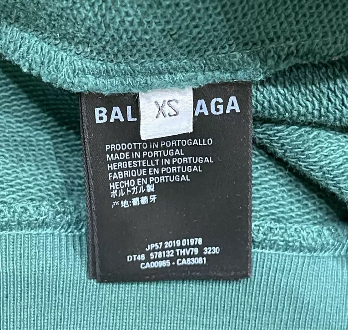 Balenciaga Balenciaga green back printed logo hoodie2412-Nextarrow Size US XS / EU 42 / 0 - 6 Thumbnail