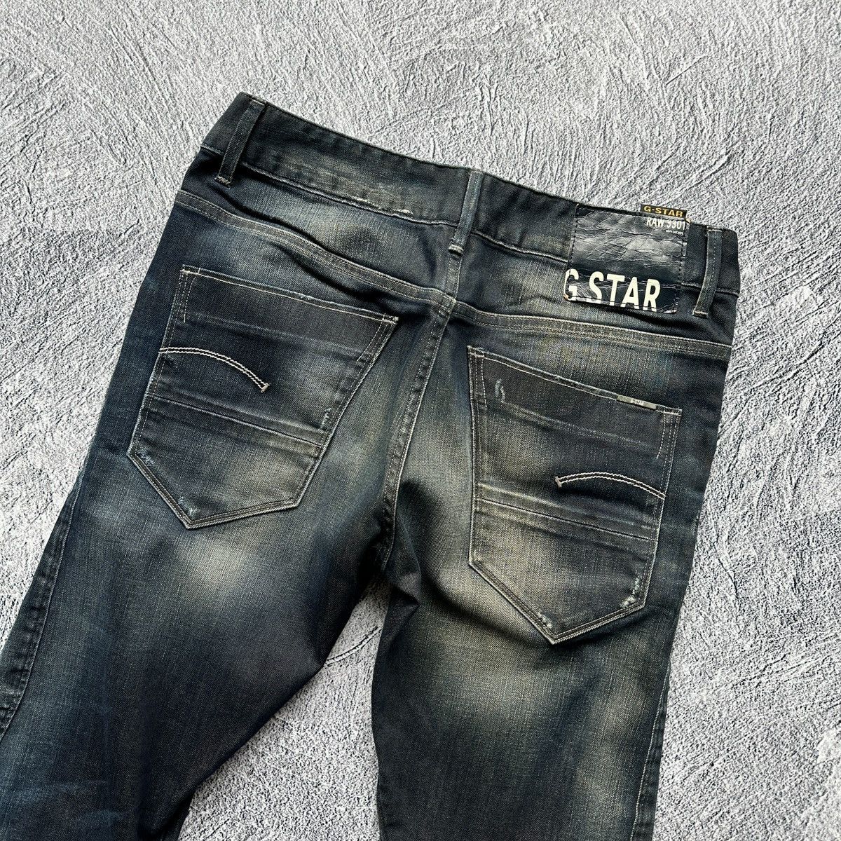 G-Star Men’s Jeans G-Star Raw Comfort Pale Denim Vintage Aged Blue Size US 27 - 8 Thumbnail