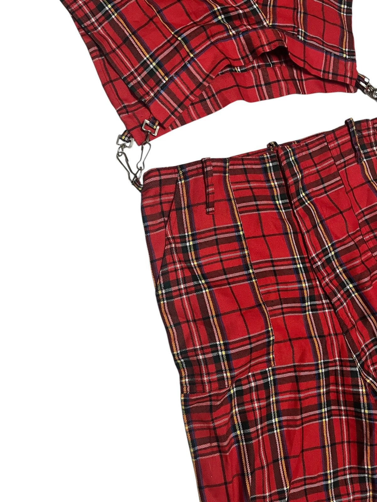 Japanese Brand 🔥Tartan Bondage Punk Checkered Seditionaries Pants Size US 30 / EU 46 - 11 Thumbnail