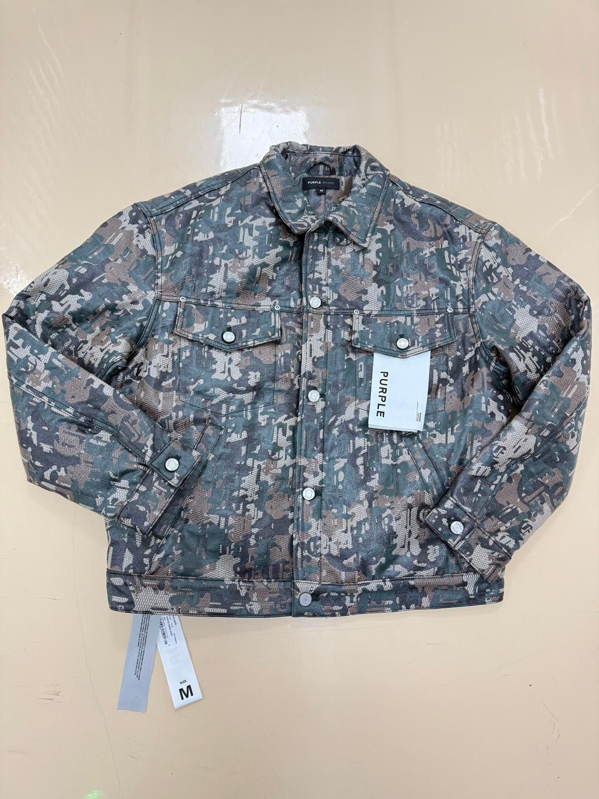 Purple Brand PURPLE BRAND CAMO TEXTURED JACKET Size US M / EU 48-50 / 2 - 1 Thumbnail