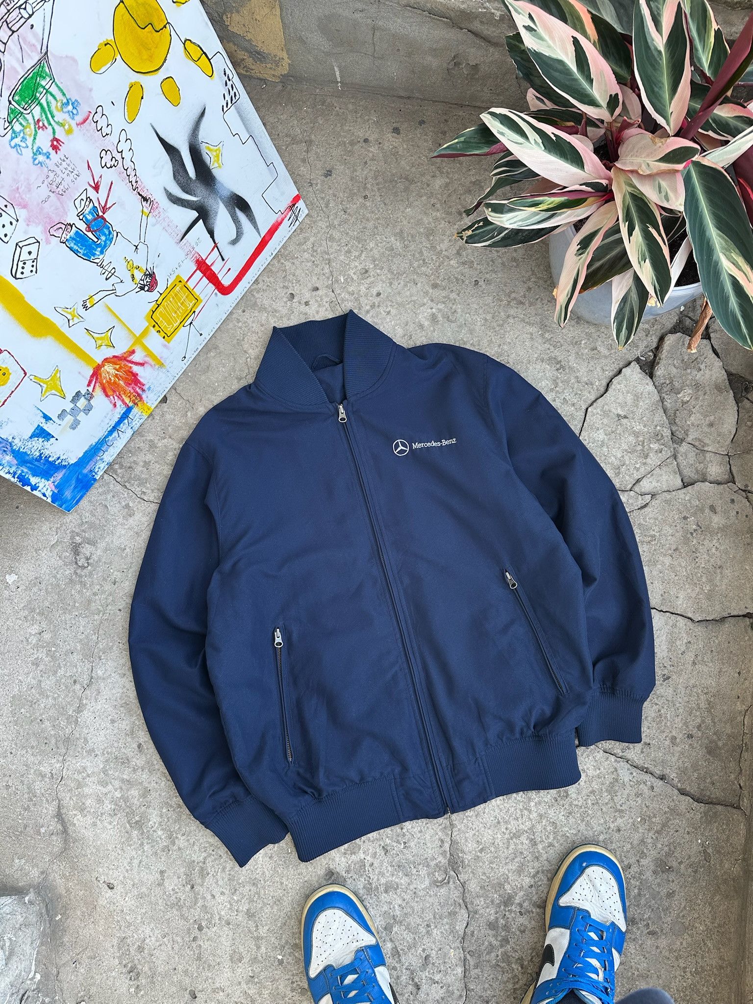 Mercedes-Benz Vintage mercedes benz jacket bomber Racing Formula Size US M / EU 48-50 / 2 - 10 Thumbnail