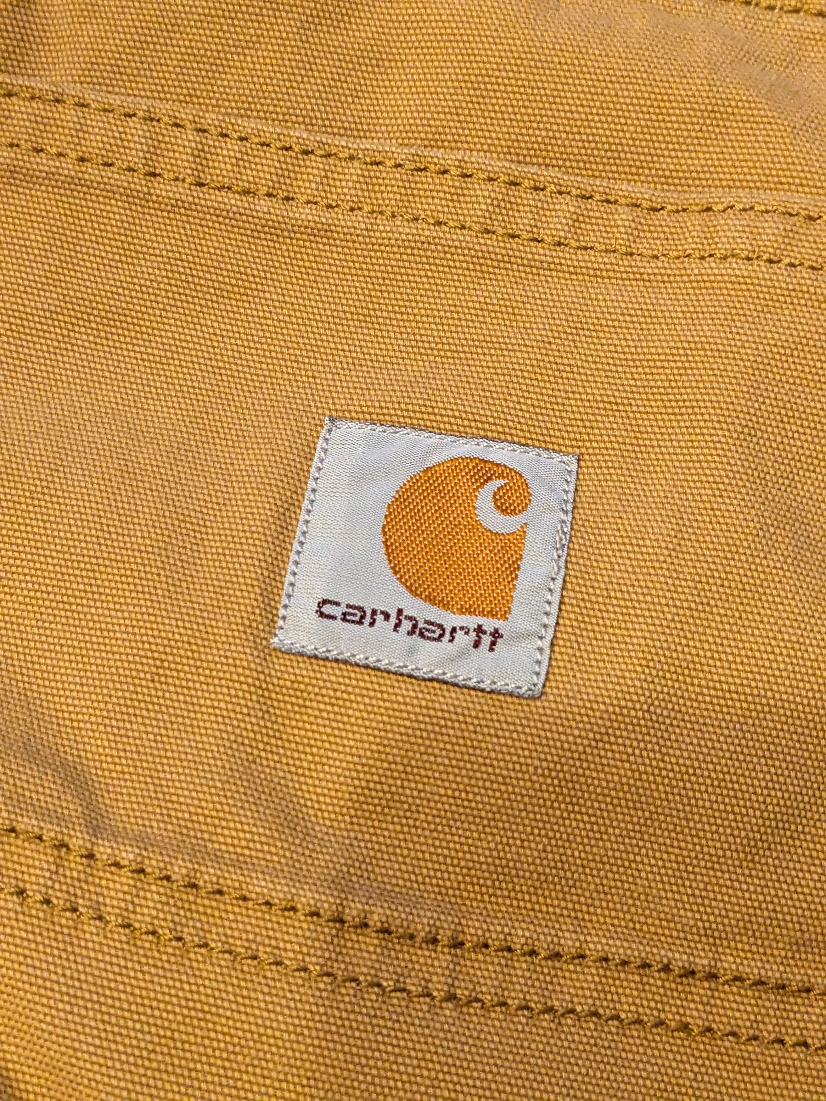 Carhartt × Vintage Vintage Y2K Carhartt 40 x 30 Relaxed Fit Tan Brown Pants Size US 40 / EU 56 - 2 Thumbnail