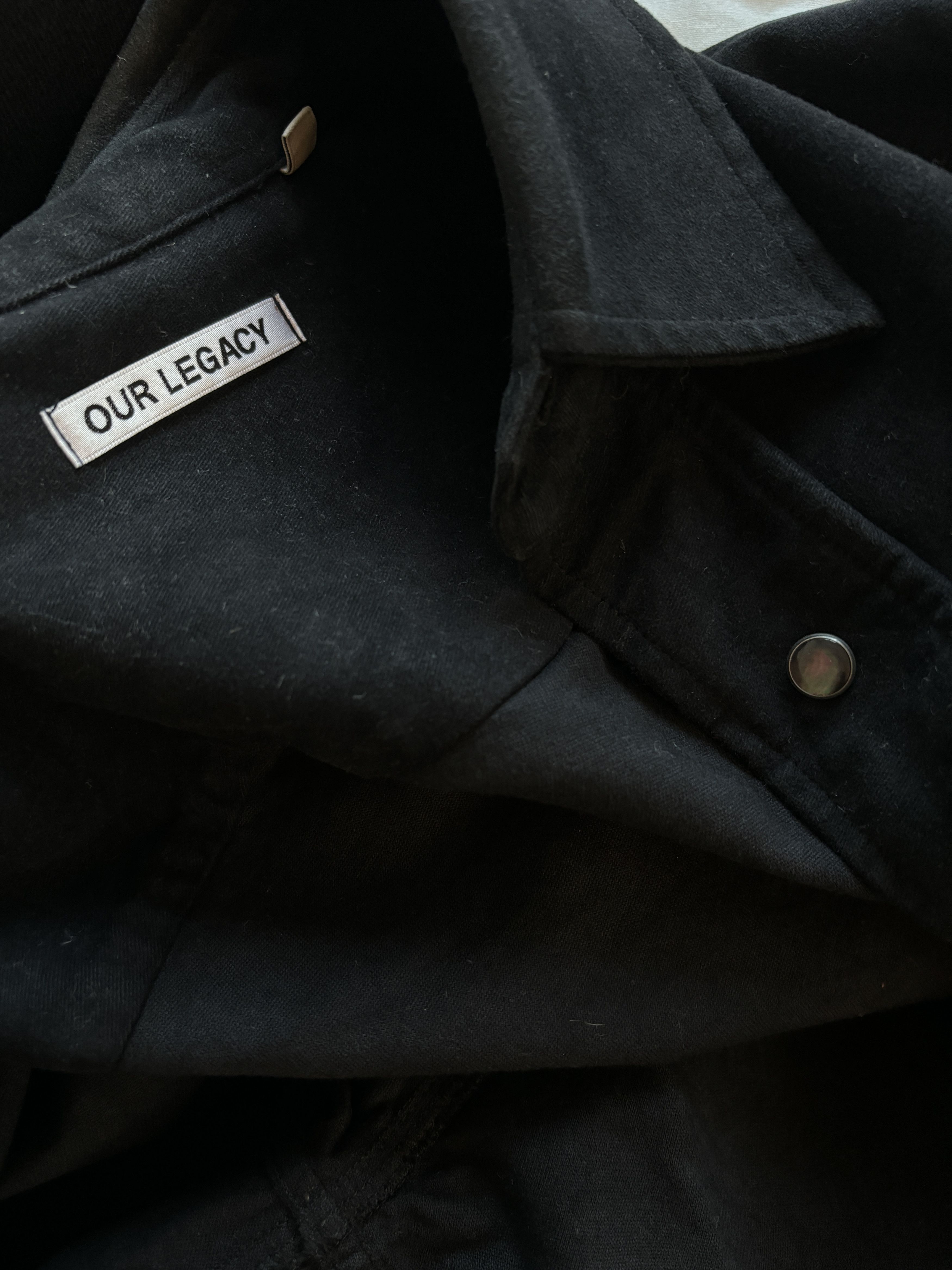 Our Legacy Black Fine Frontier Jacket Size US S / EU 44-46 / 1 - 8 Thumbnail