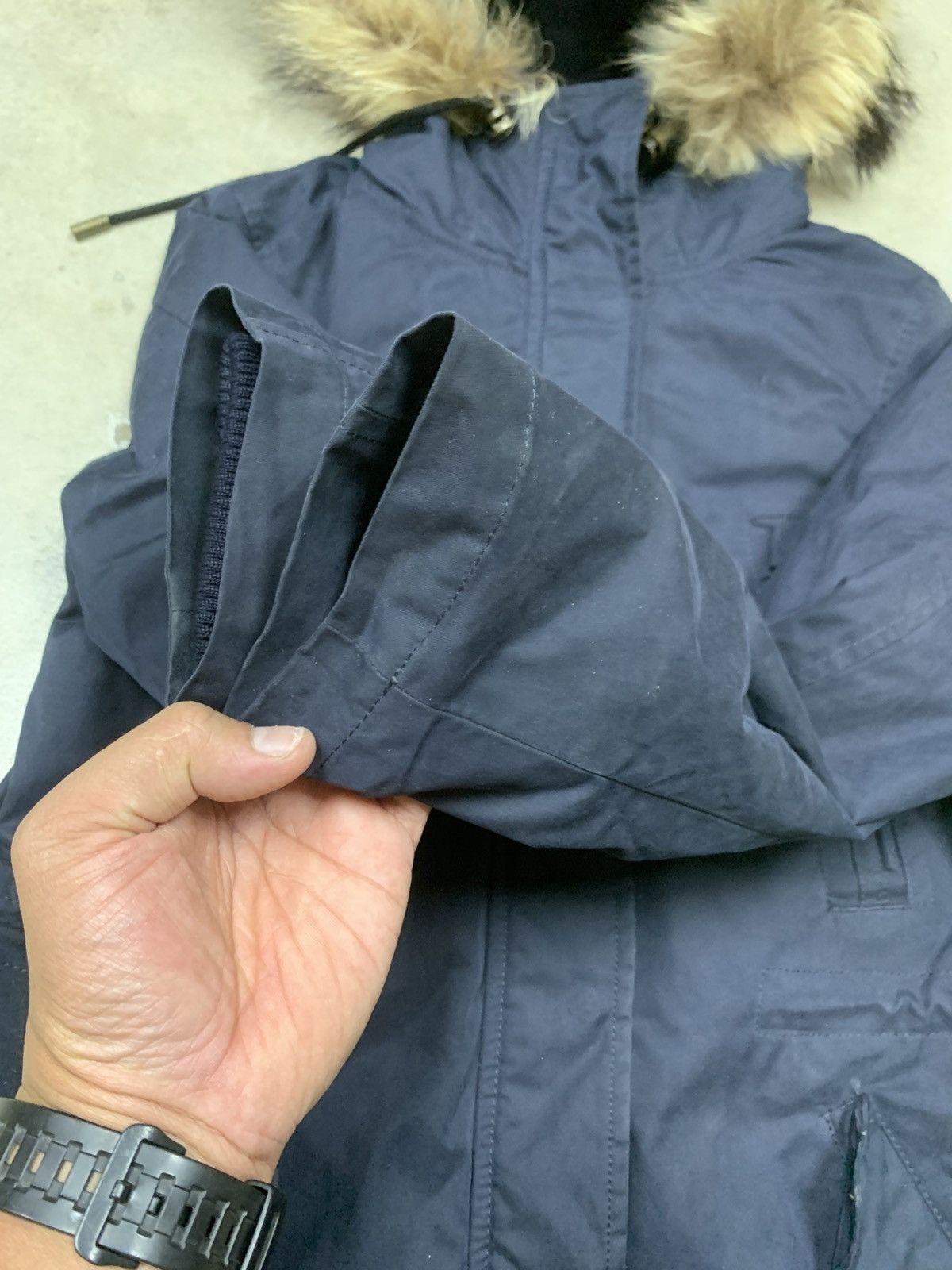 Yohji Yamamoto Vintage INED Depuis 1992 Faux Fur Hooded Jacket Size US S / EU 44-46 / 1 - 9 Thumbnail