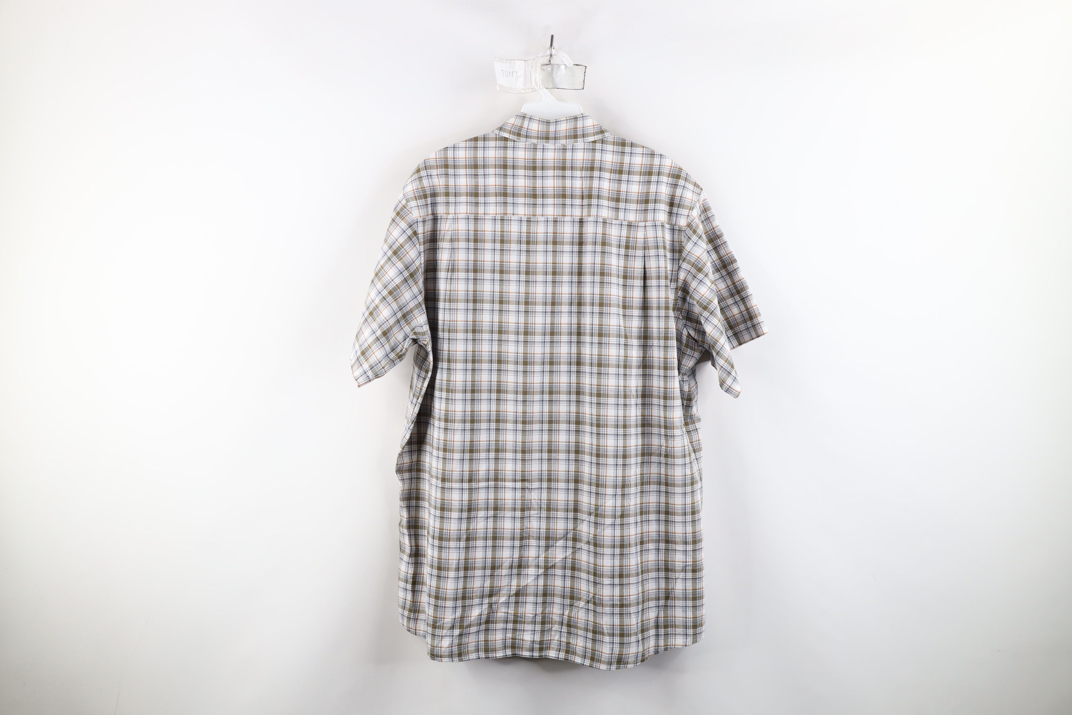 Carhartt × Vintage Vintage Carhartt Short Sleeve Collared Button Shirt Plaid Size US L / EU 52-54 / 3 - 11 Thumbnail