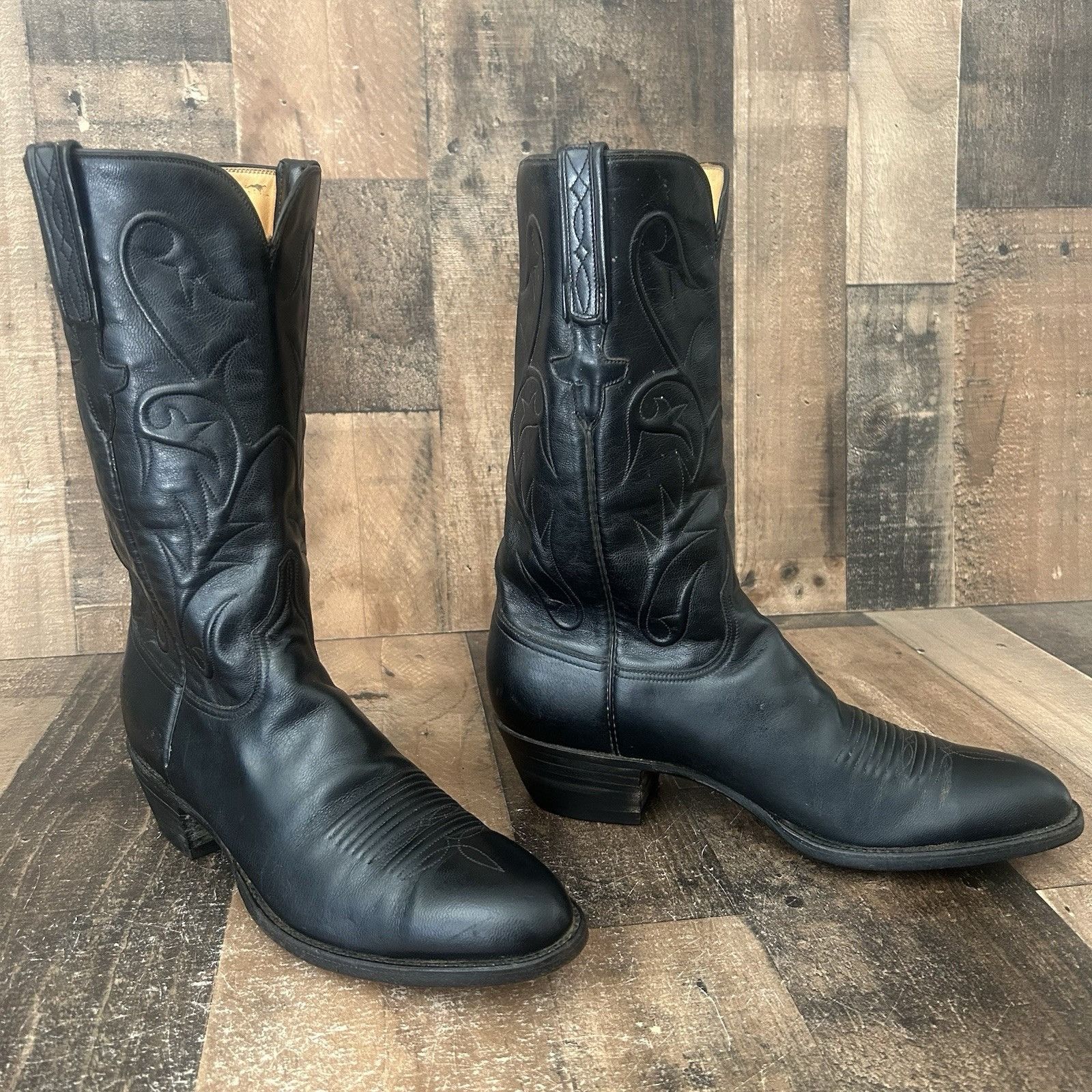 Lucchese Lucchese Classics L681584 Black Cowboy Boots Womens 10.5 B Size US 10.5 / IT 40.5 - 2 Thumbnail