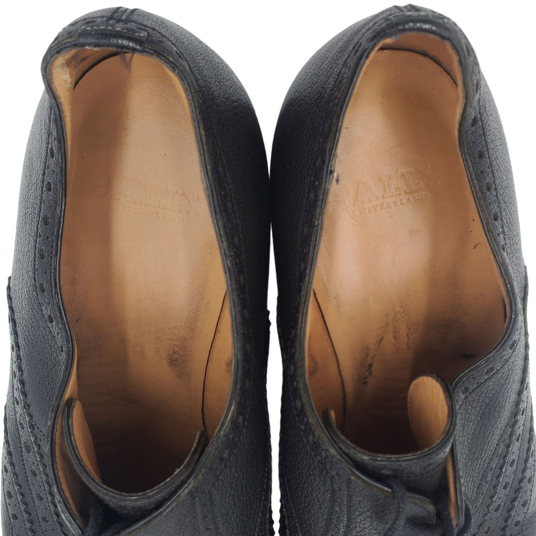 Bally Vintage Bally Switzerland Dress Shoes Men 9.5 Black Leather Size US 9.5 / EU 42-43 - 7 Thumbnail