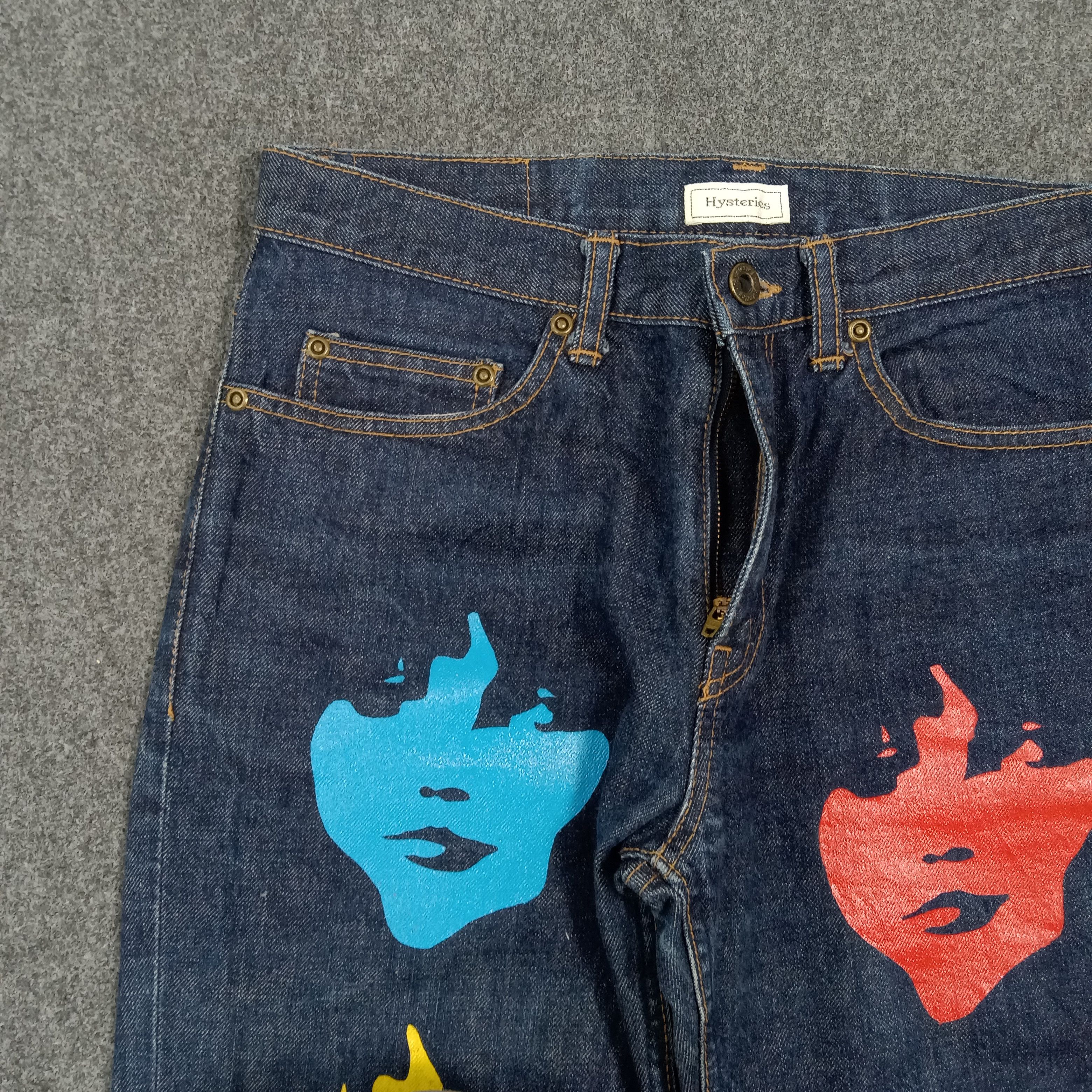 Hysteric Glamour Hysterics Raiders Japan Custom Logo Jeans C272N3 Size US 30 / EU 46 - 2 Thumbnail