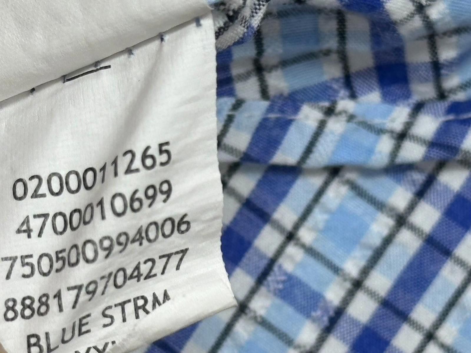 Chaps Ralph Lauren Chaps Plaid Embroidered Cotton Shirt Blue 2XL Size US XXL / EU 58 / 5 - 6 Thumbnail