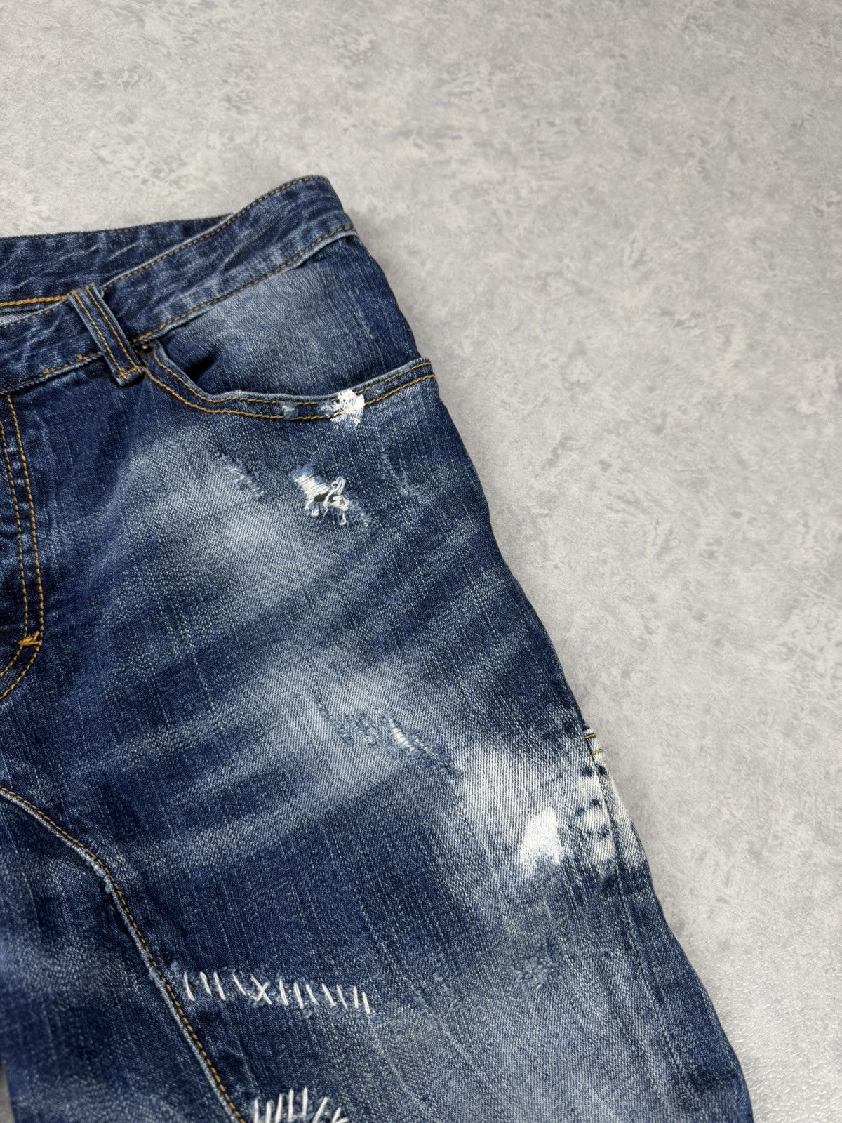 Dsquared2 Dsquared2 Kenny Twist Distressed Jeans Cropped Size 46 Size US 30 / EU 46 - 5 Thumbnail