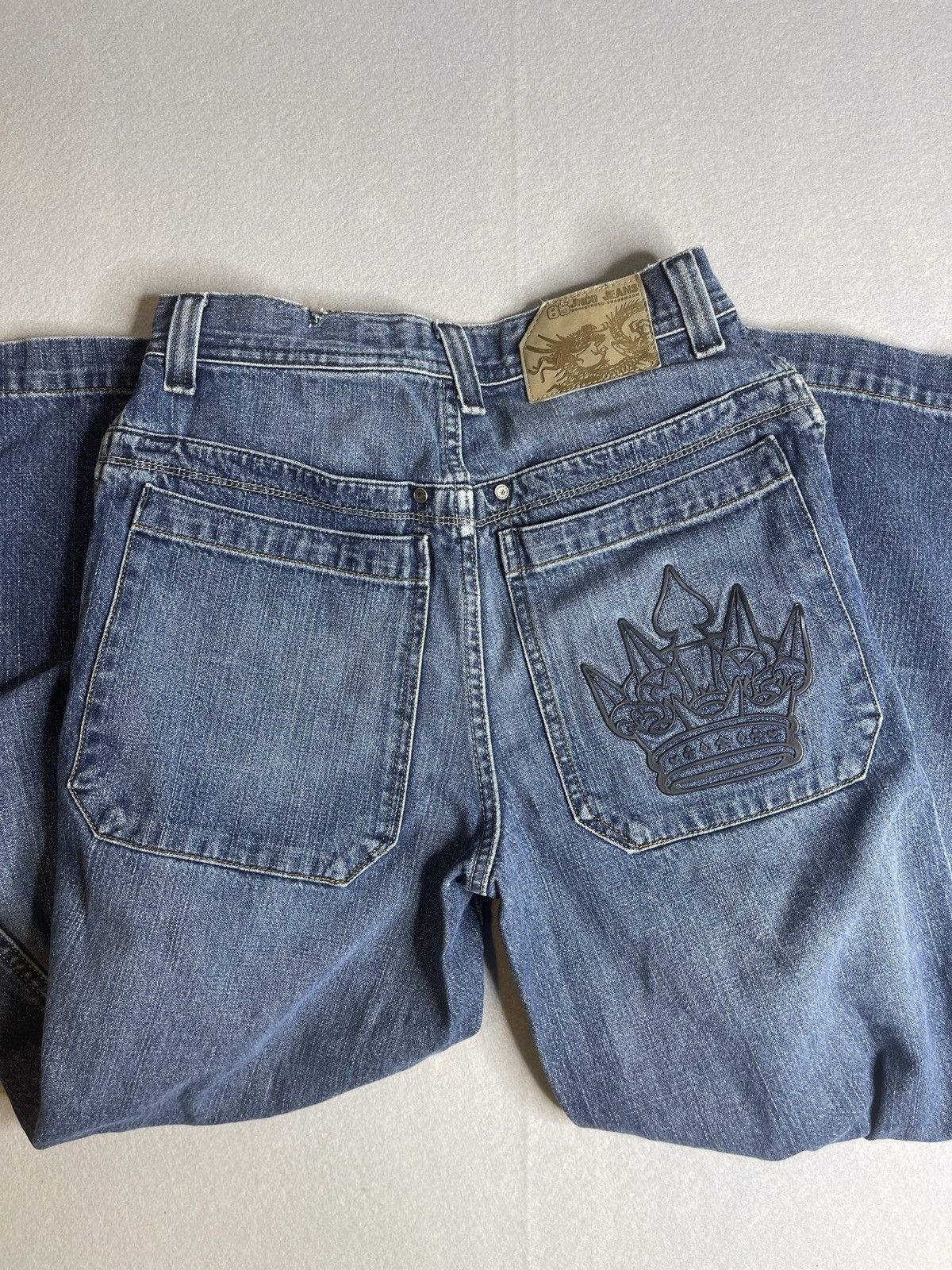 JNCO Vintage JNCO Jeans Size 14 Actual 28x28 Crown Straight Leg Size US 28 / EU 44 - 16 Thumbnail