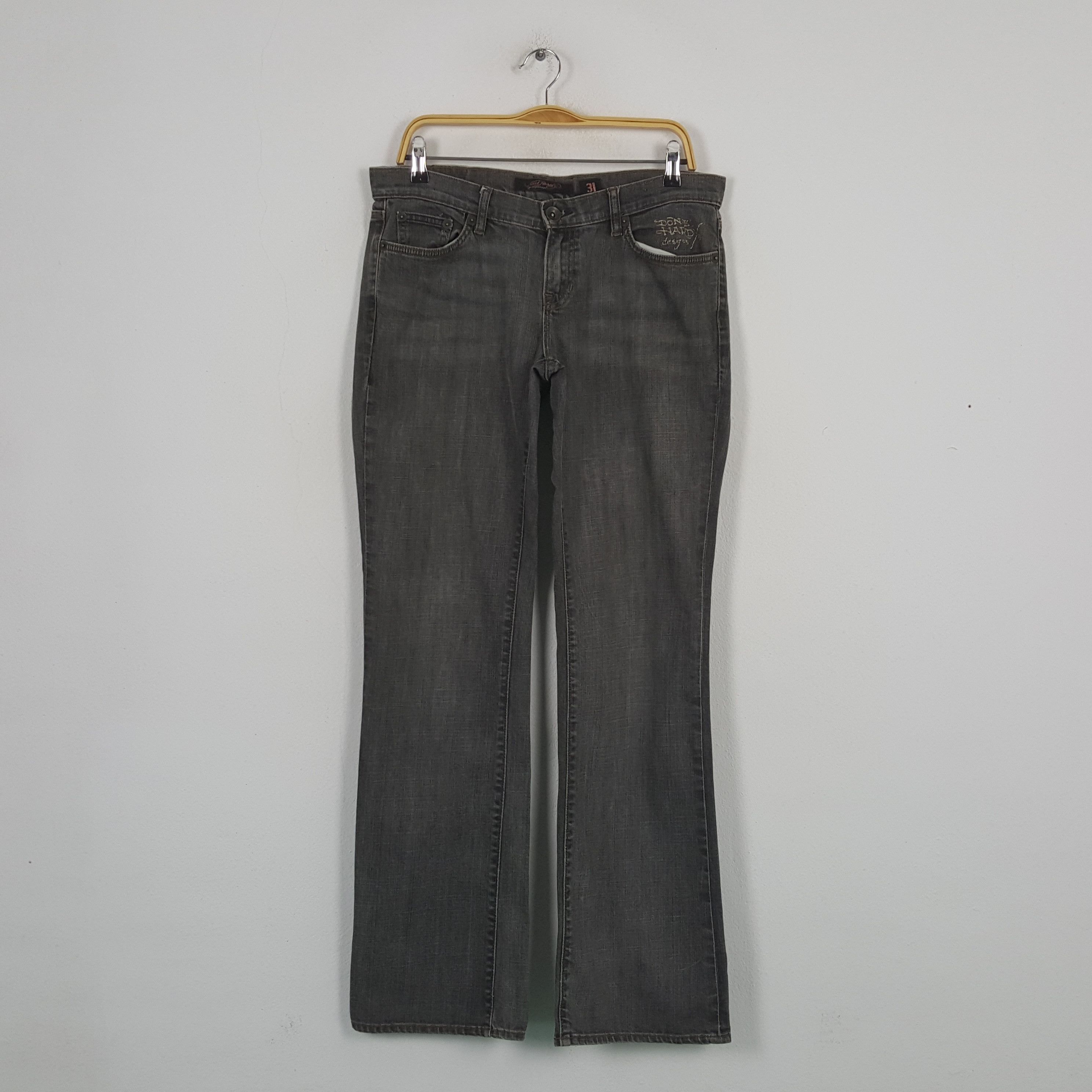 Christian Audigier × Ed Hardy × Vintage Vintage ED HARDEY Christian Audigier Designer Jeans C280N22 Size 34" / US 12 / IT 48 - 3 Thumbnail