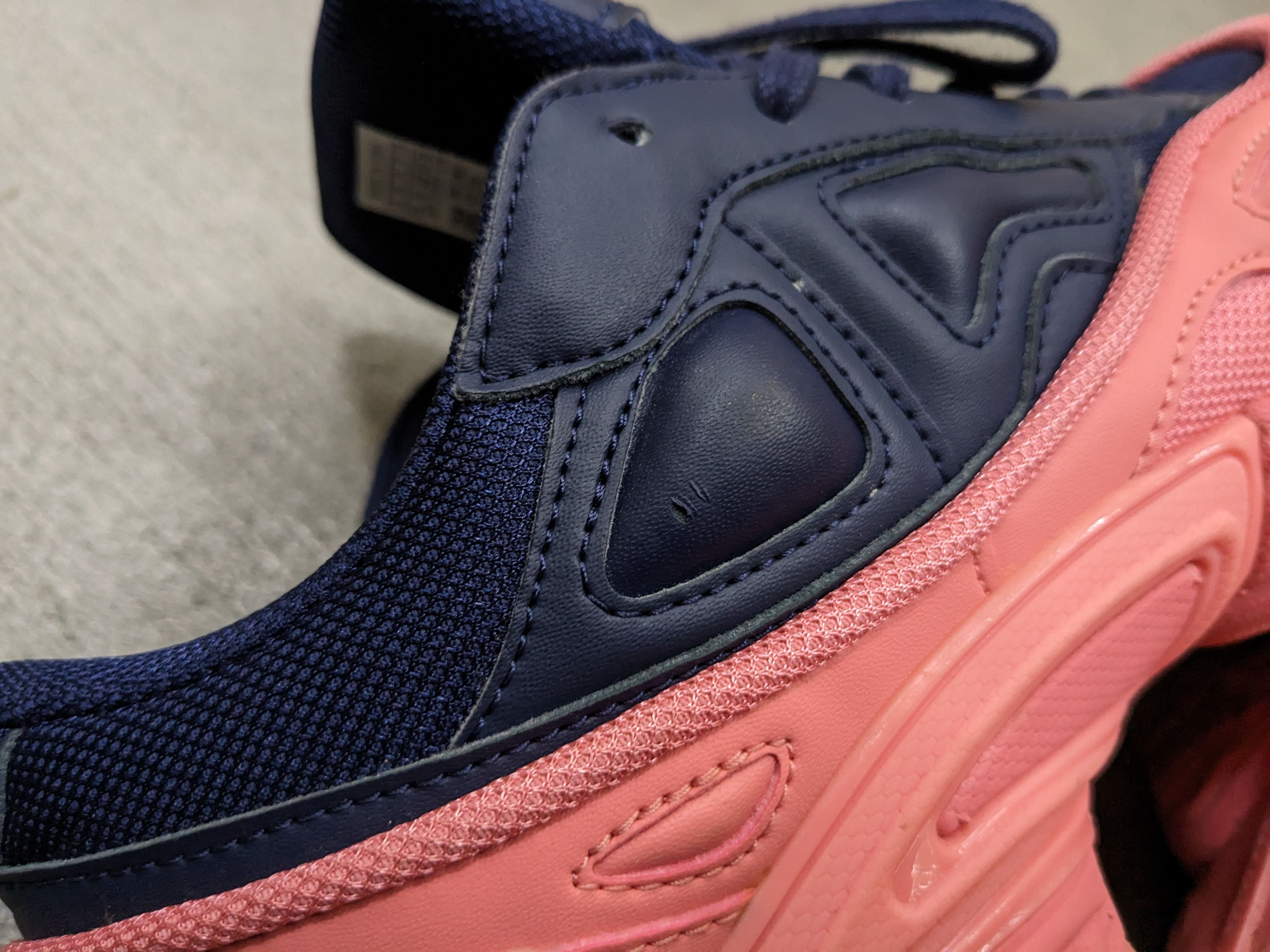 Adidas × Raf Simons Adidas Raf Simons Ozweego Size 8.5 Pink Blue F34268 Size US 8.5 / EU 41-42 - 11 Thumbnail