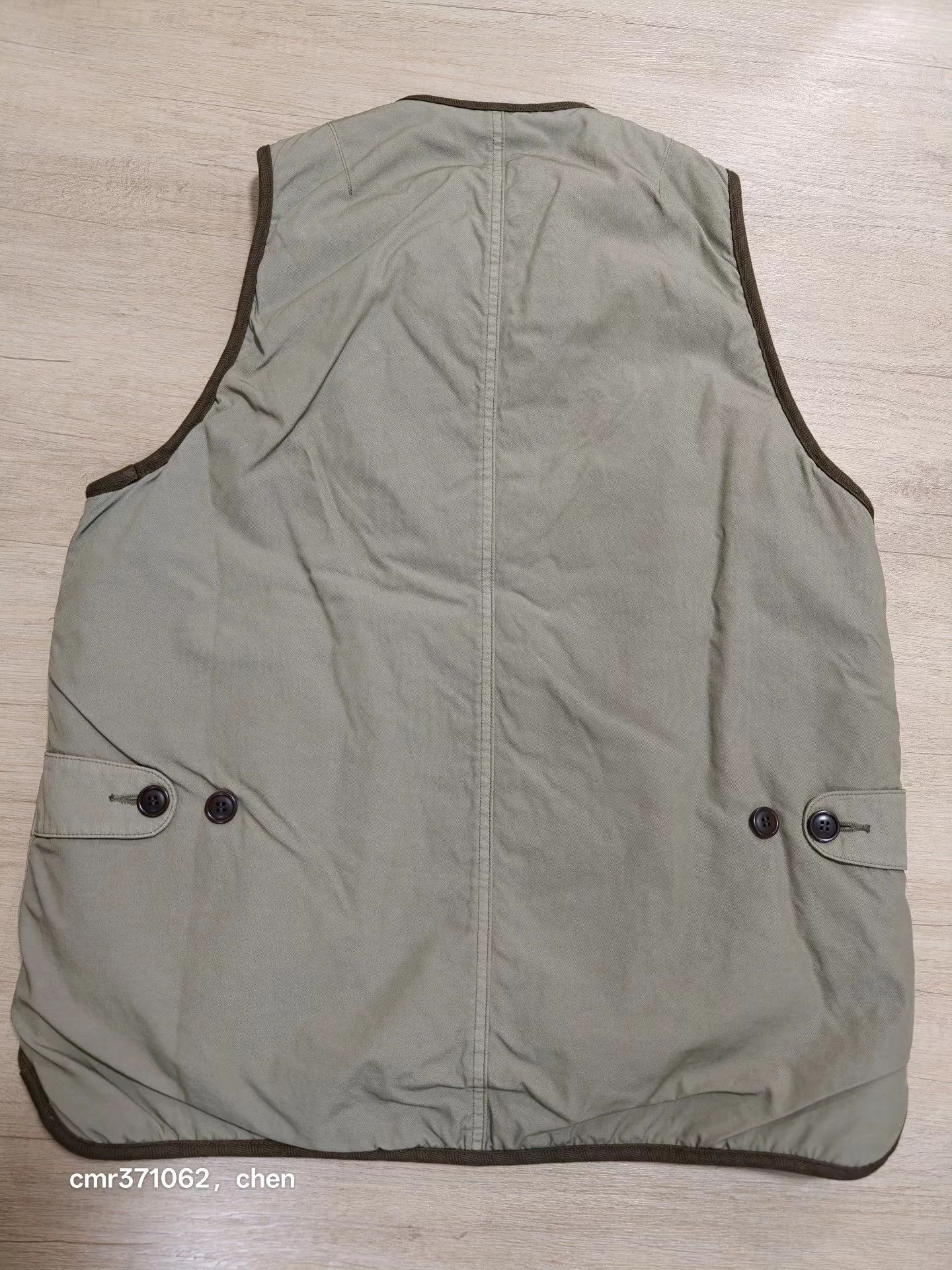 Visvim VISVIM 21 LINER VEST MILITARY OLIVE 1 DISTRESSED DOUBLE-SIDED Size US S / EU 44-46 / 1 - 3 Thumbnail