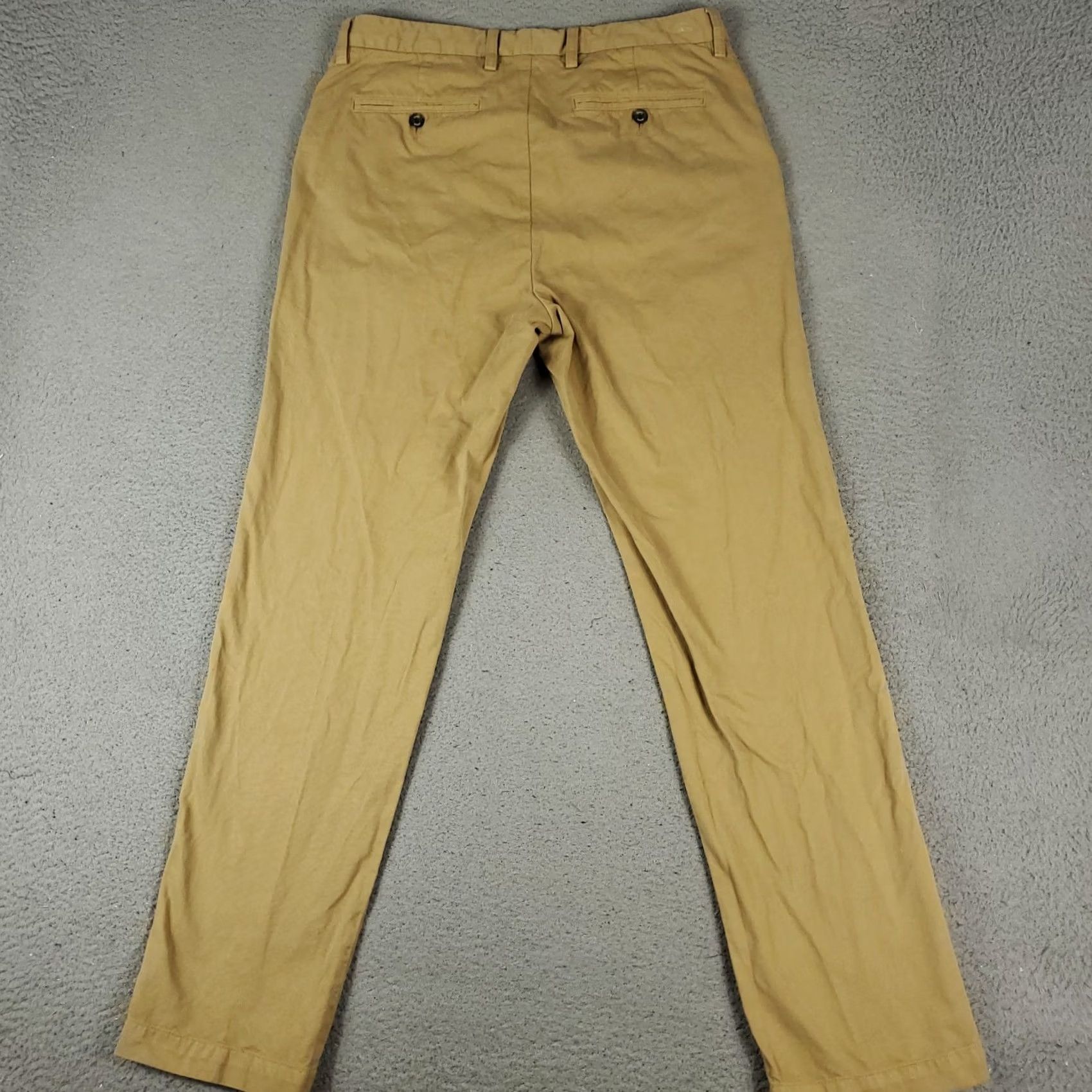 Tommy Bahama Tommy Bahama Pants Mens 33x32 Chino Trousers Blue Cotton Blend Flat Front Regular Rise Mid 10-12 Inseam 32 Size US 33 - 7 Thumbnail