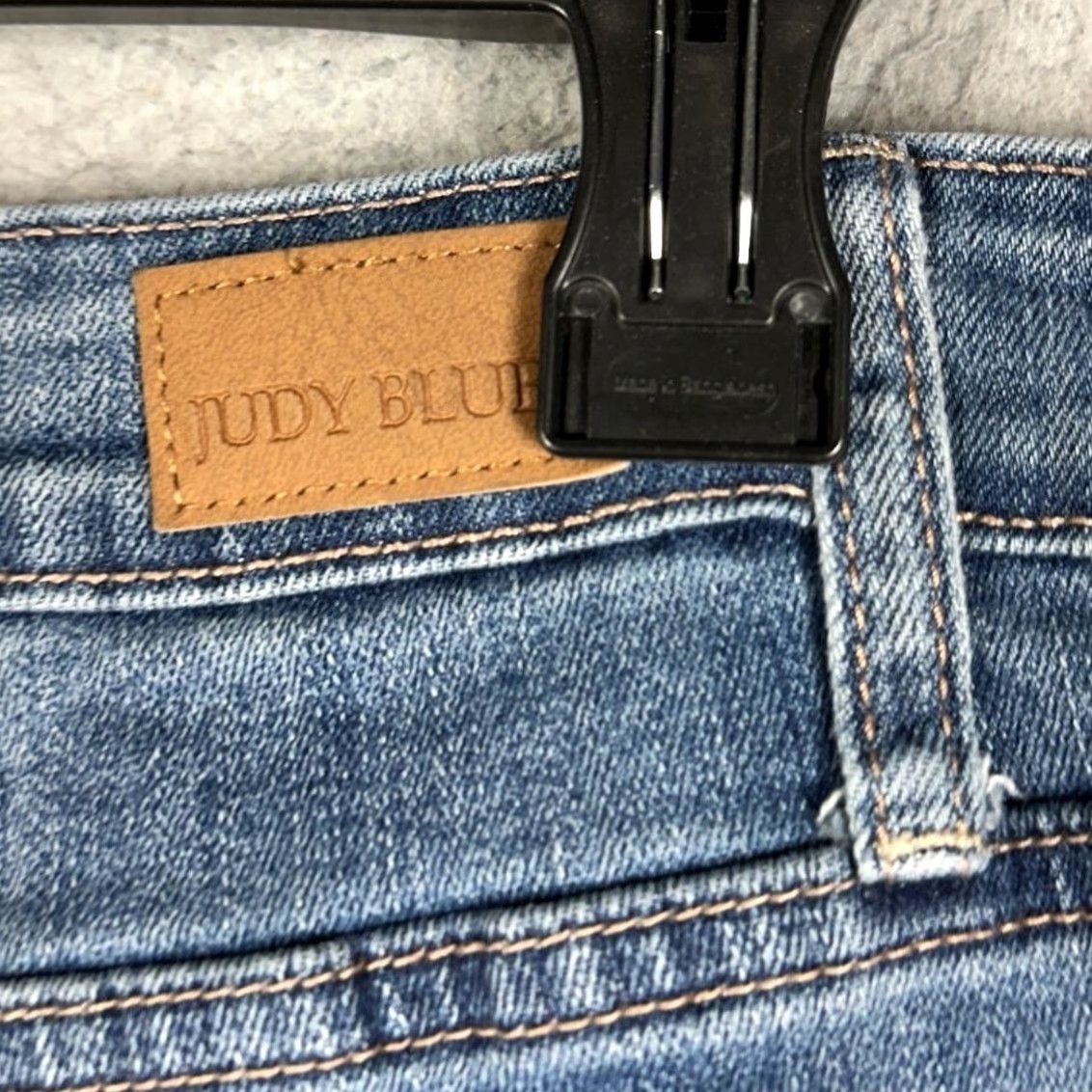 Denime Judy Blue Jeans Womens 15-32 Blue Slim Skinny Raw Hem Distressed Stretch Denim Size 24" / US 00 / IT 34 - 4 Thumbnail