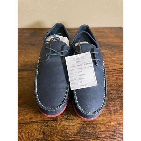 image of Sample Dylan Rieder Gravis Blue Lace Wax Canvas Boat Skate S Shoes, Men's (Size 9)