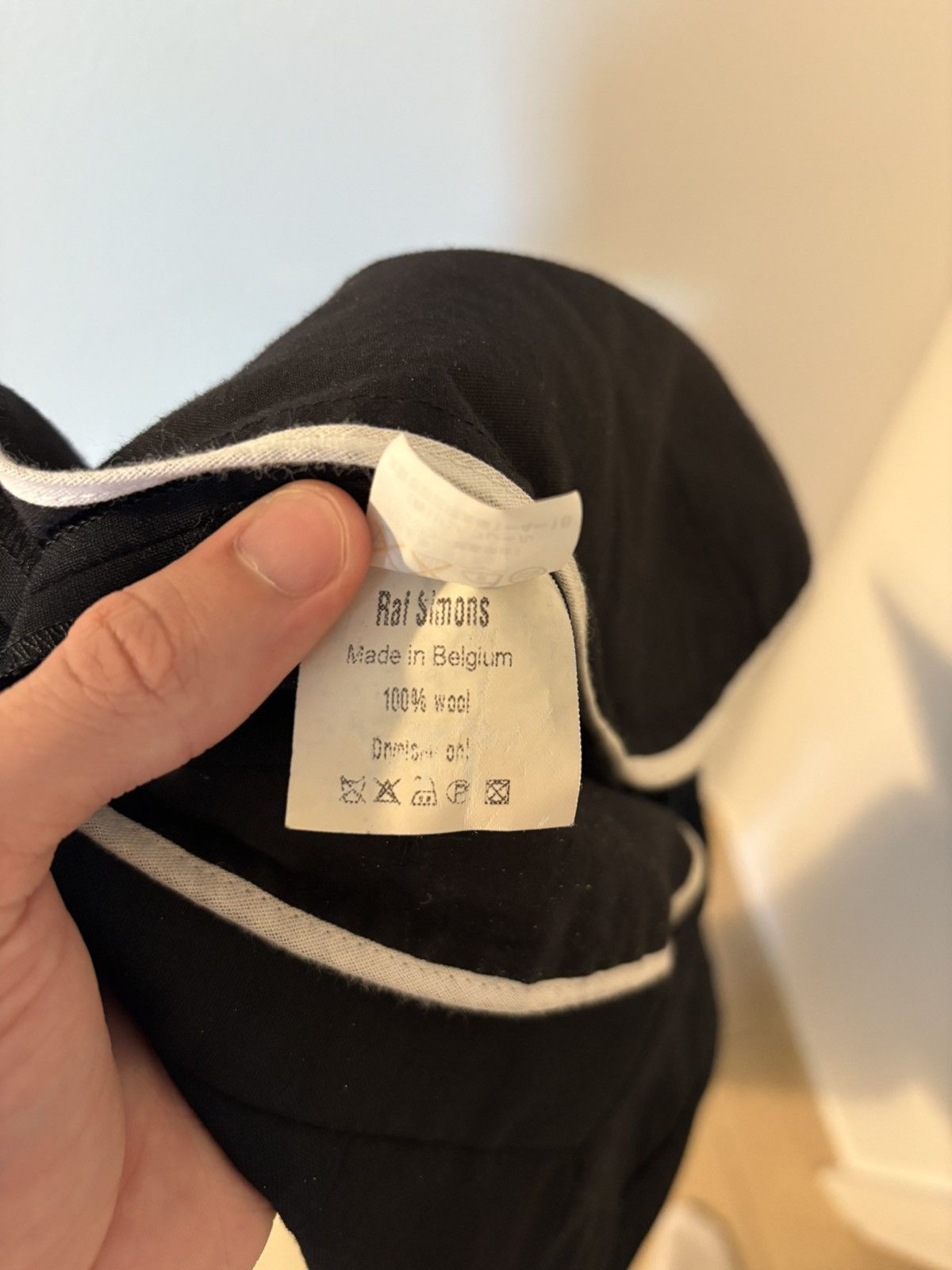 Raf Simons 03SS Consumed Wool Trousers Size US 30 / EU 46 - 6 Thumbnail