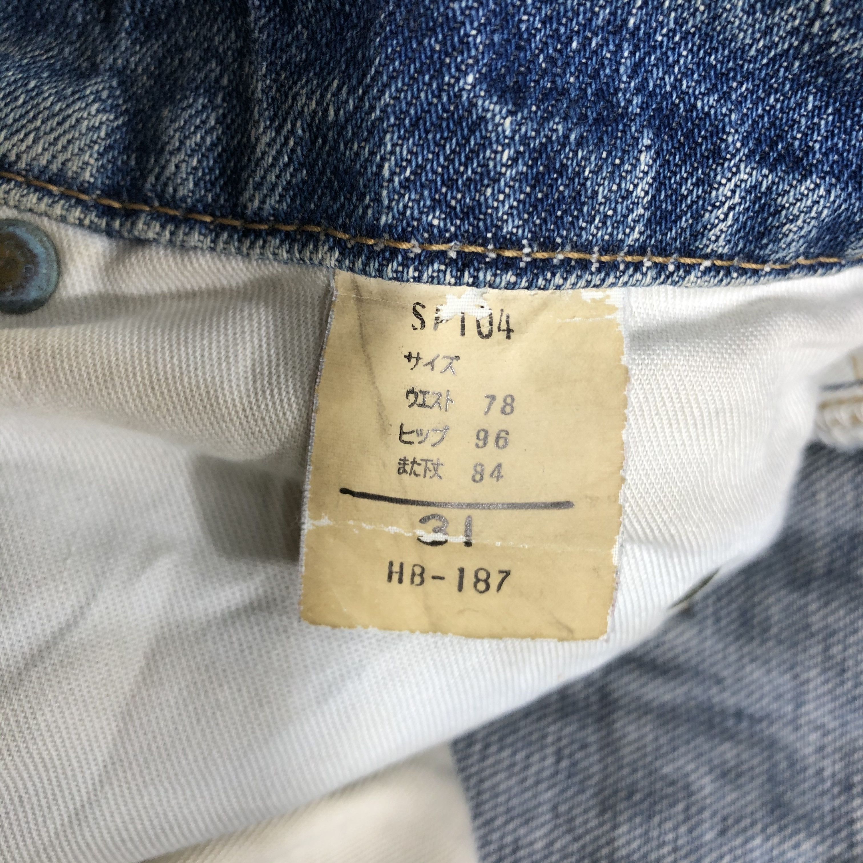 Big John Vintage Big John Jeans Rusty Blue Denim KJ2534 Size US 30 / EU 46 - 10 Thumbnail