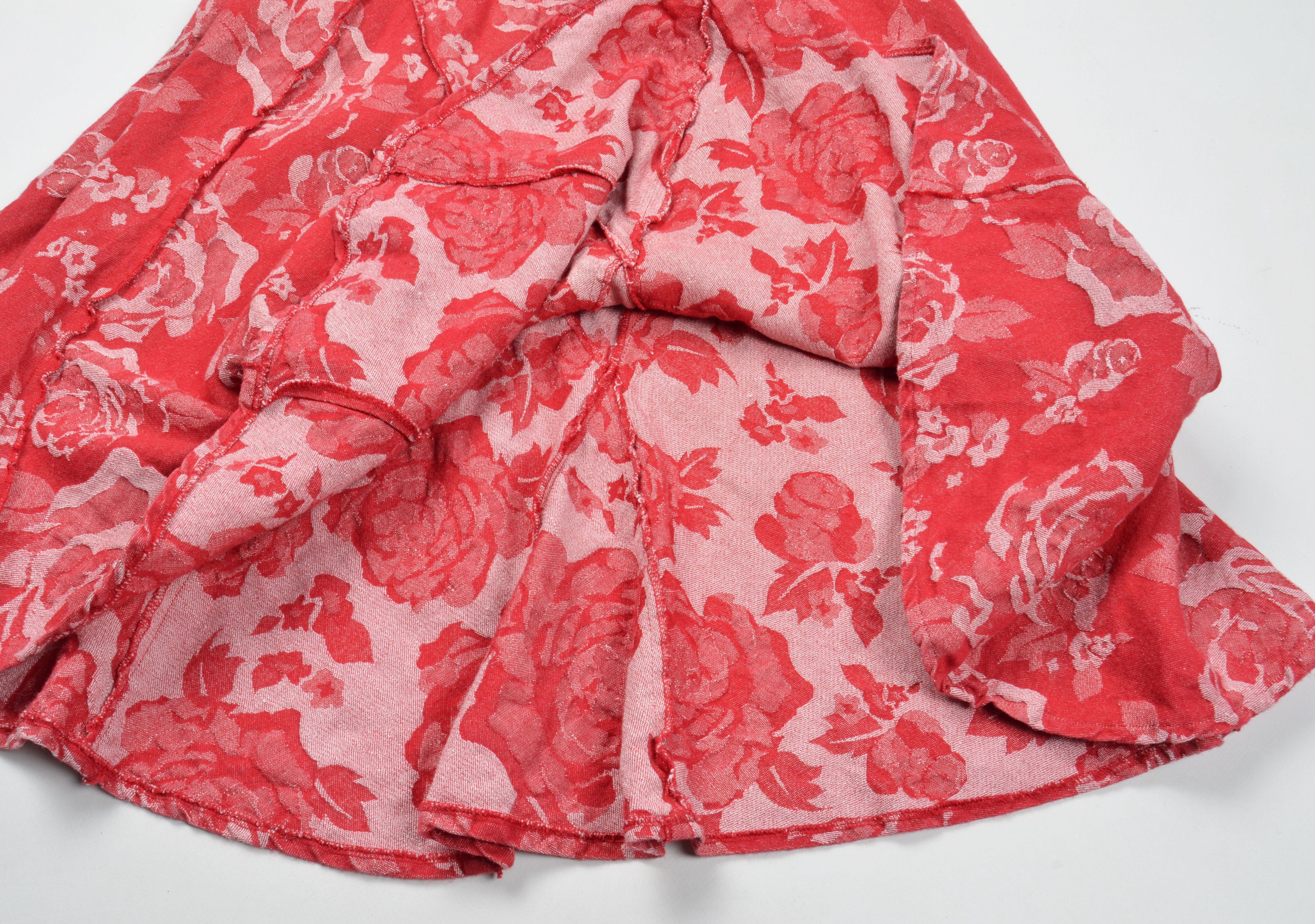 Vintage Vintage Per Una Y2K Fairy Floral Mermaid Skirt Size 29" - 7 Thumbnail