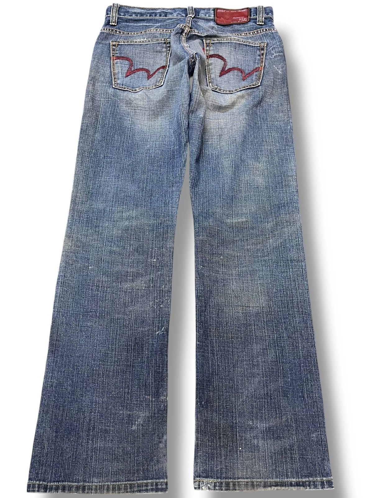 Edwin Vintage Edwin 503 Edge Mudwash Distressed Denim Size US 31 - 6 Thumbnail