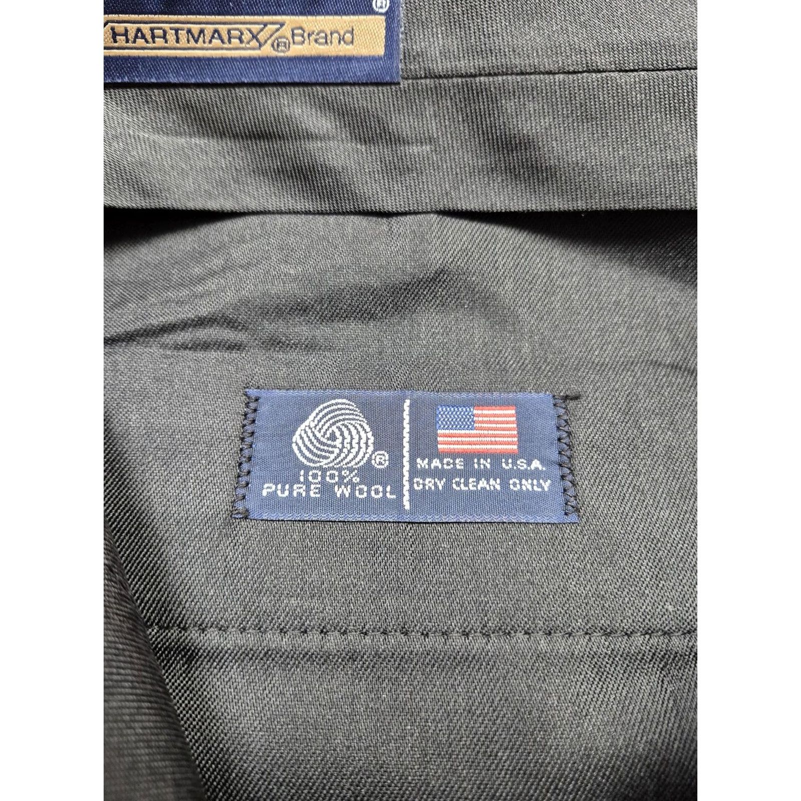 Vintage VTG John Alexander Dress Pants Men's 38x36 Gray Wool Pleated Unhemmed NWT Size US 38 / EU 54 - 4 Thumbnail