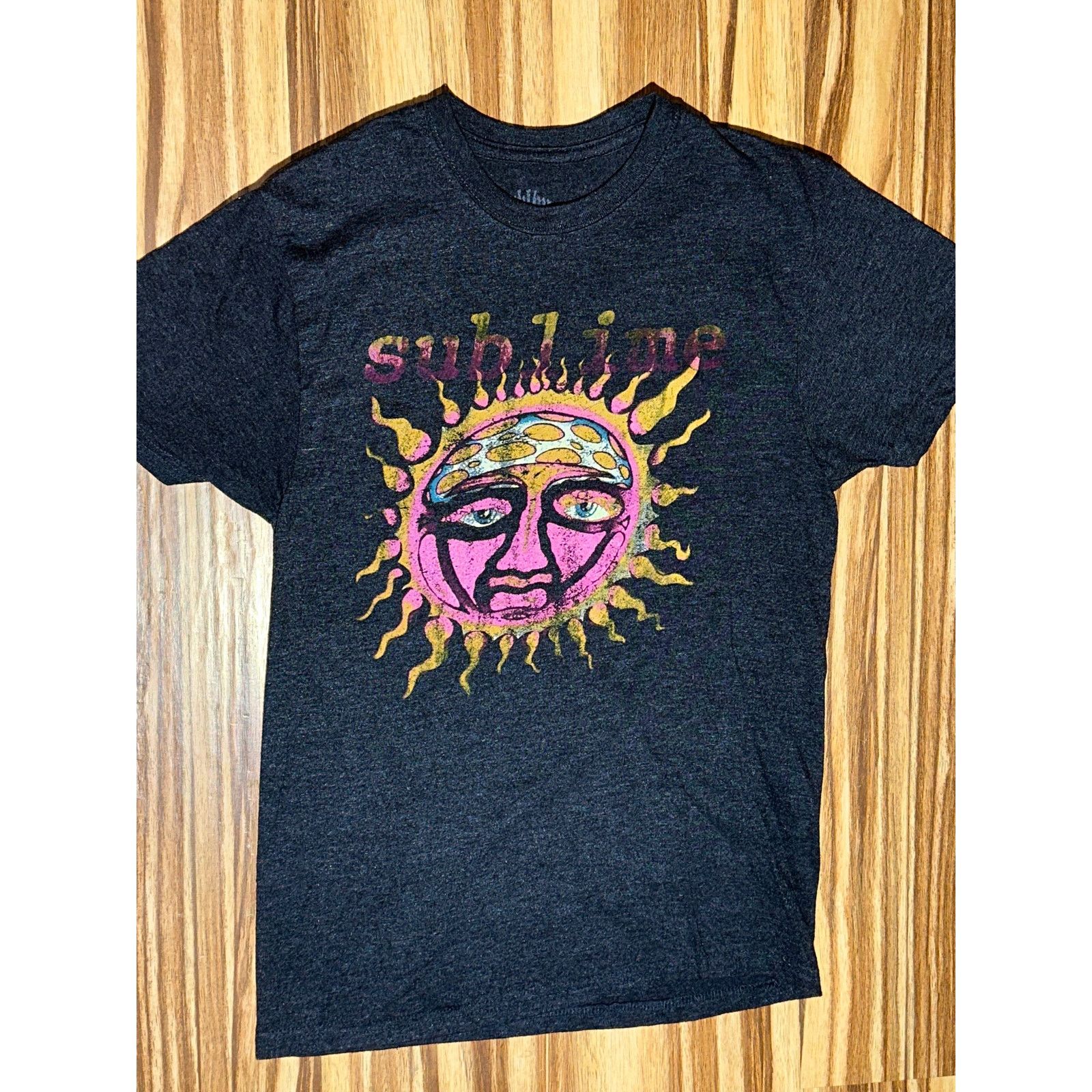 Sublime Black Sublime Pink And Orange Sun logo Tshirt Size Medium Size US M / EU 48-50 / 2 - 4 Thumbnail