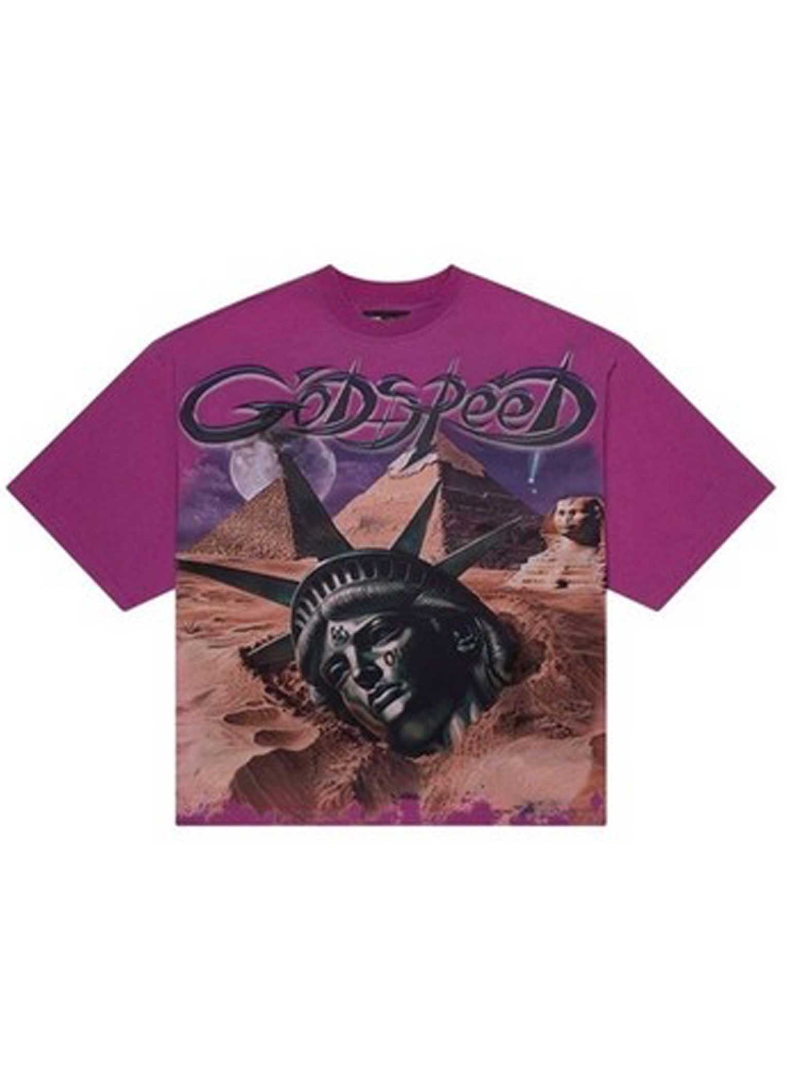 Godspeed Mother Cairo Tee Plum Wash Size US S / EU 44-46 / 1 - 1 Thumbnail