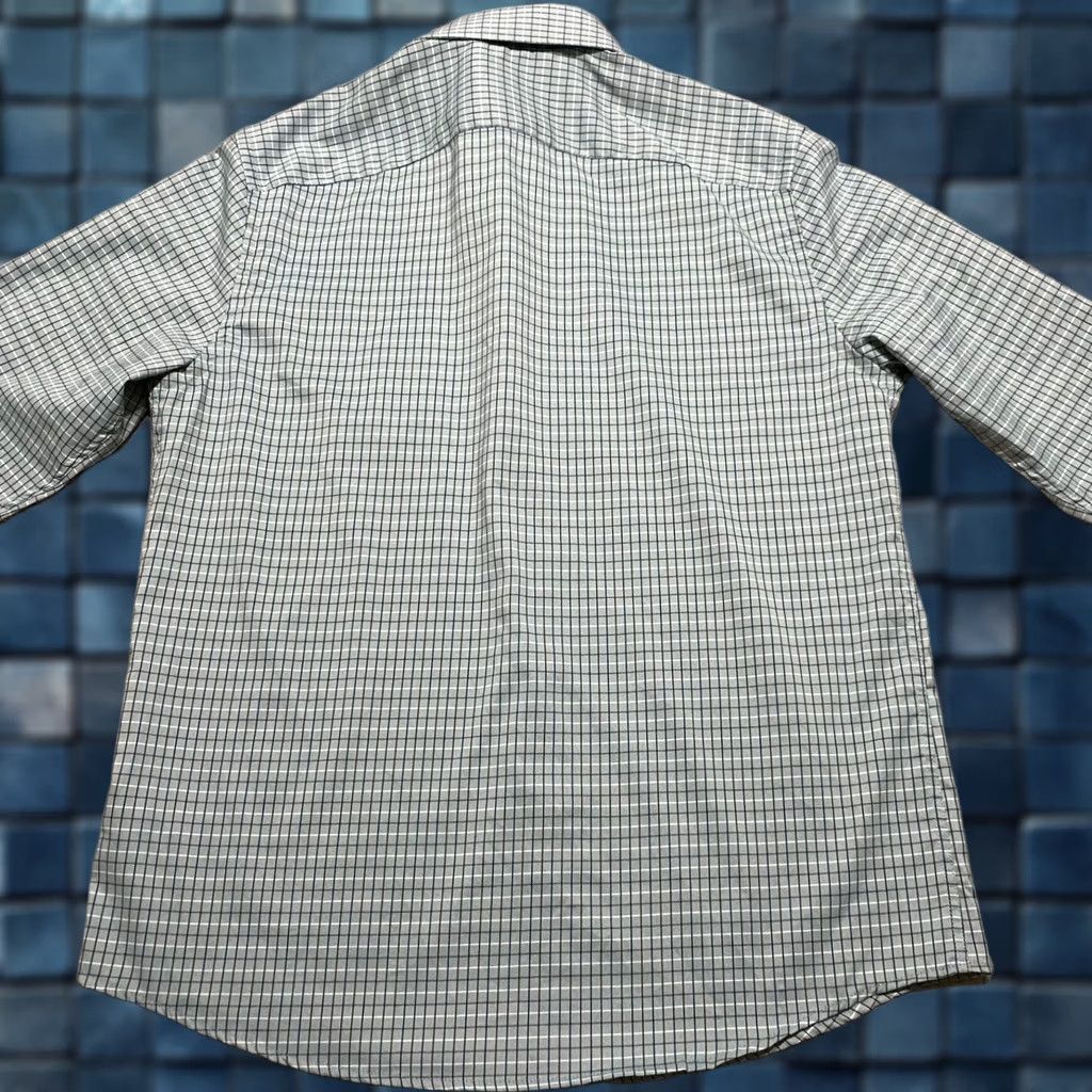 UNTUCKit UNTUCKit Shirt Mens Medium Gray Plaid Long Sleeve Button-Down Slim Fit Polyester Size US M / EU 48-50 / 2 - 1 Thumbnail