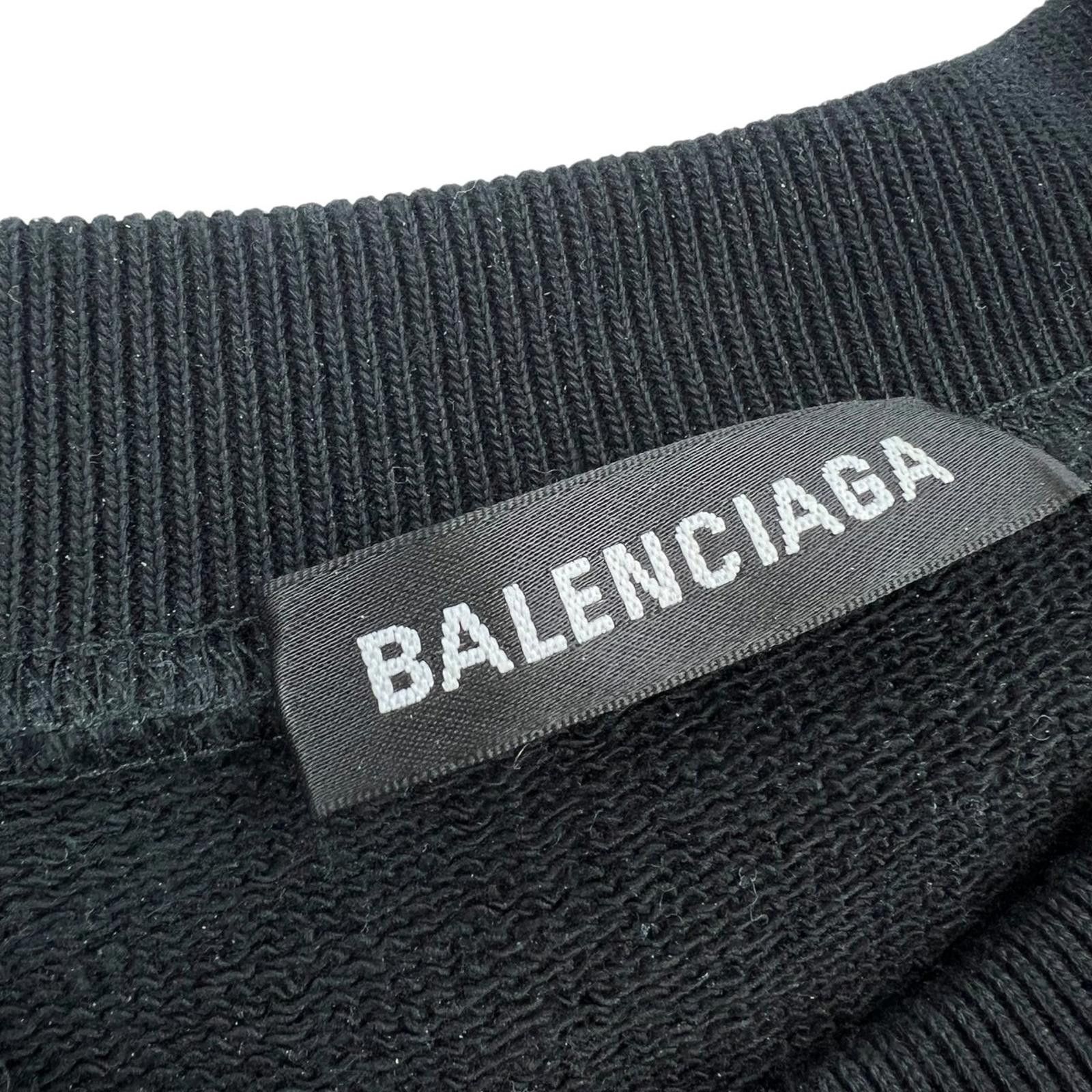 Balenciaga Balenciaga Campaign Logo Black Sweatshirt Size US XS / EU 42 / 0 - 5 Thumbnail
