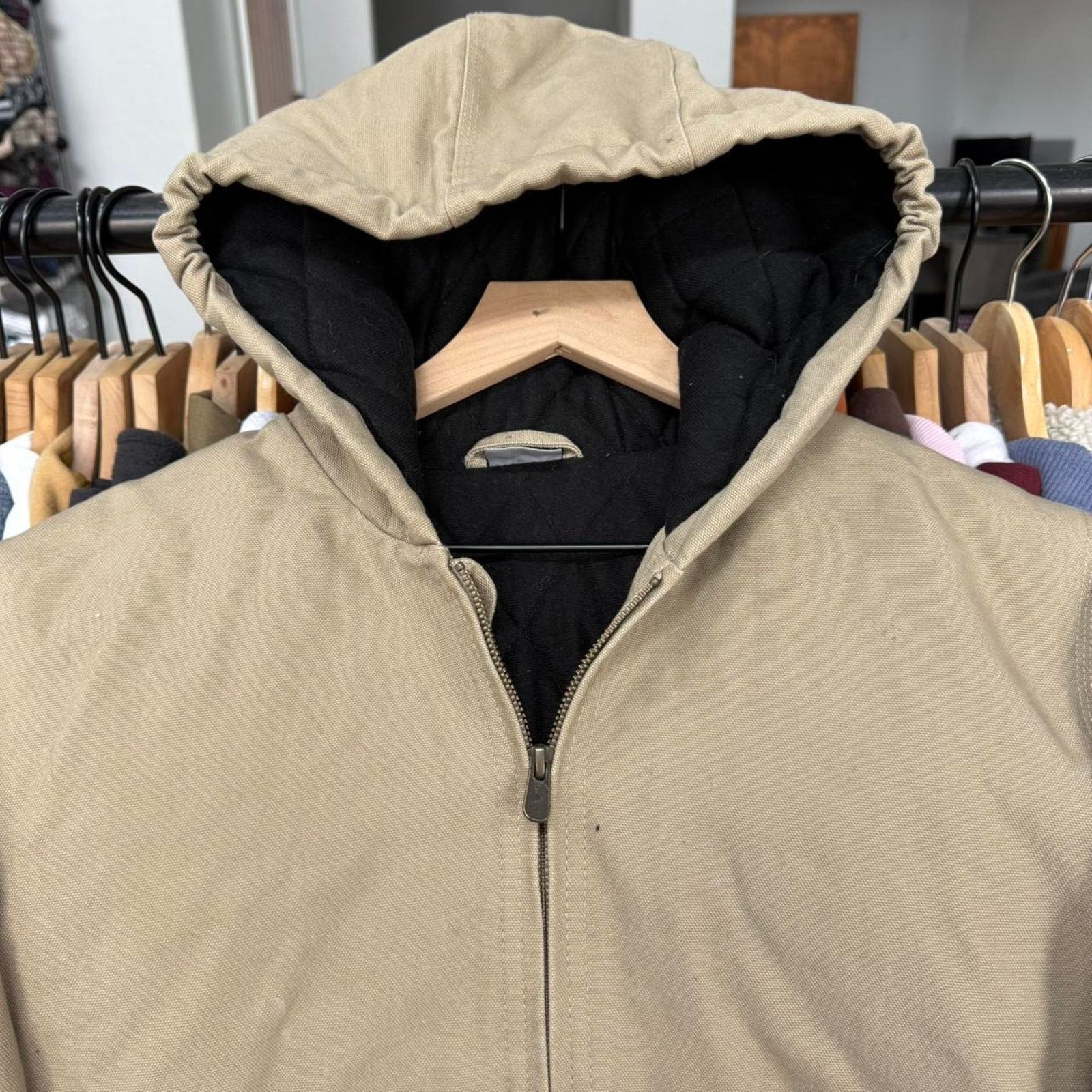 Carhartt Vintage Carhartt J130 Hooded Jacket Boys Large Size L / US 10 / IT 46 - 2 Thumbnail