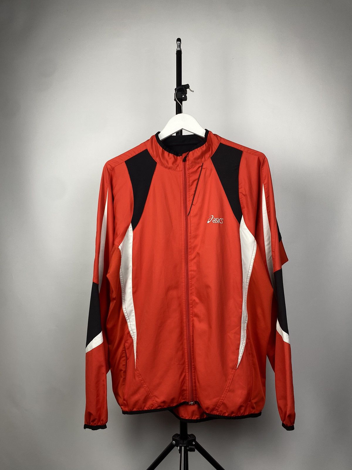 Asics × Vintage Vintage 90s Asics jacket Windbreaker Streetwear Size US L / EU 52-54 / 3 - 1 Thumbnail