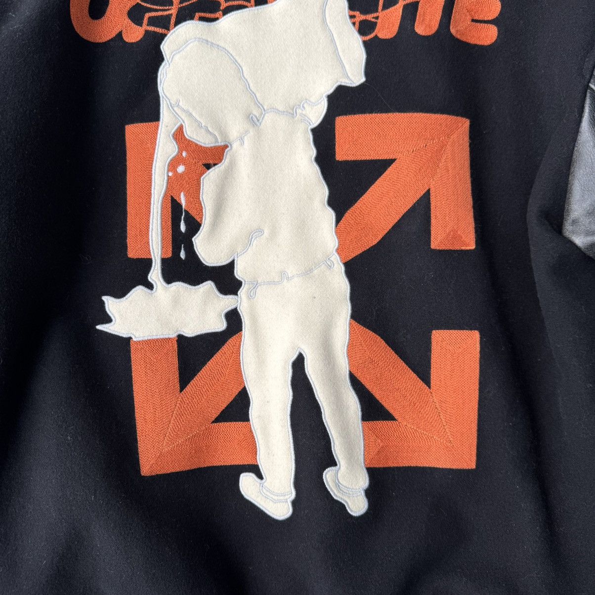 Off-White Off-White Black Varsity with Panels Size US XL / EU 56 / 4 - 7 Thumbnail