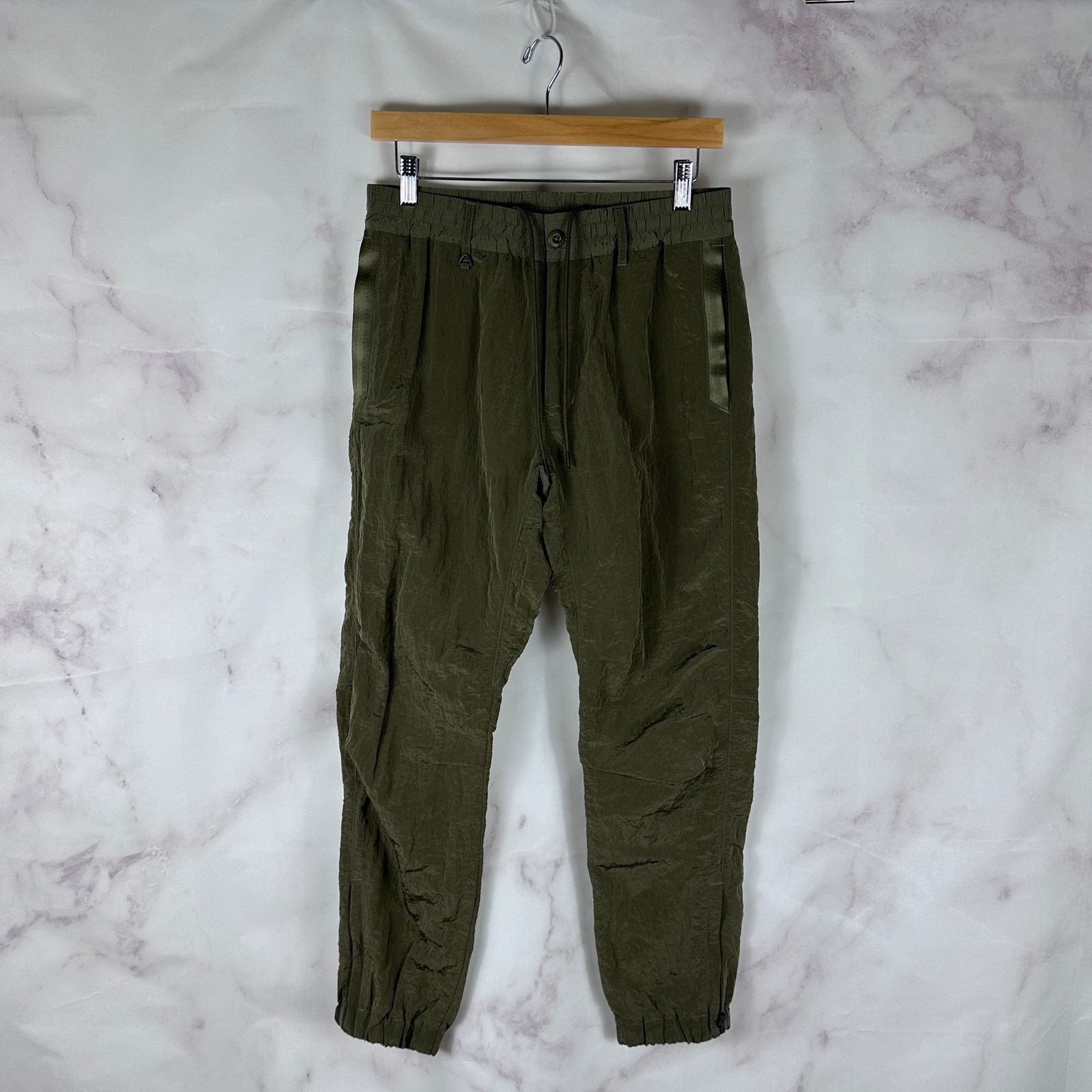 NANO universe Noble Nylon Olive Green Jogger Size US 30 / EU 46 - 1 Thumbnail