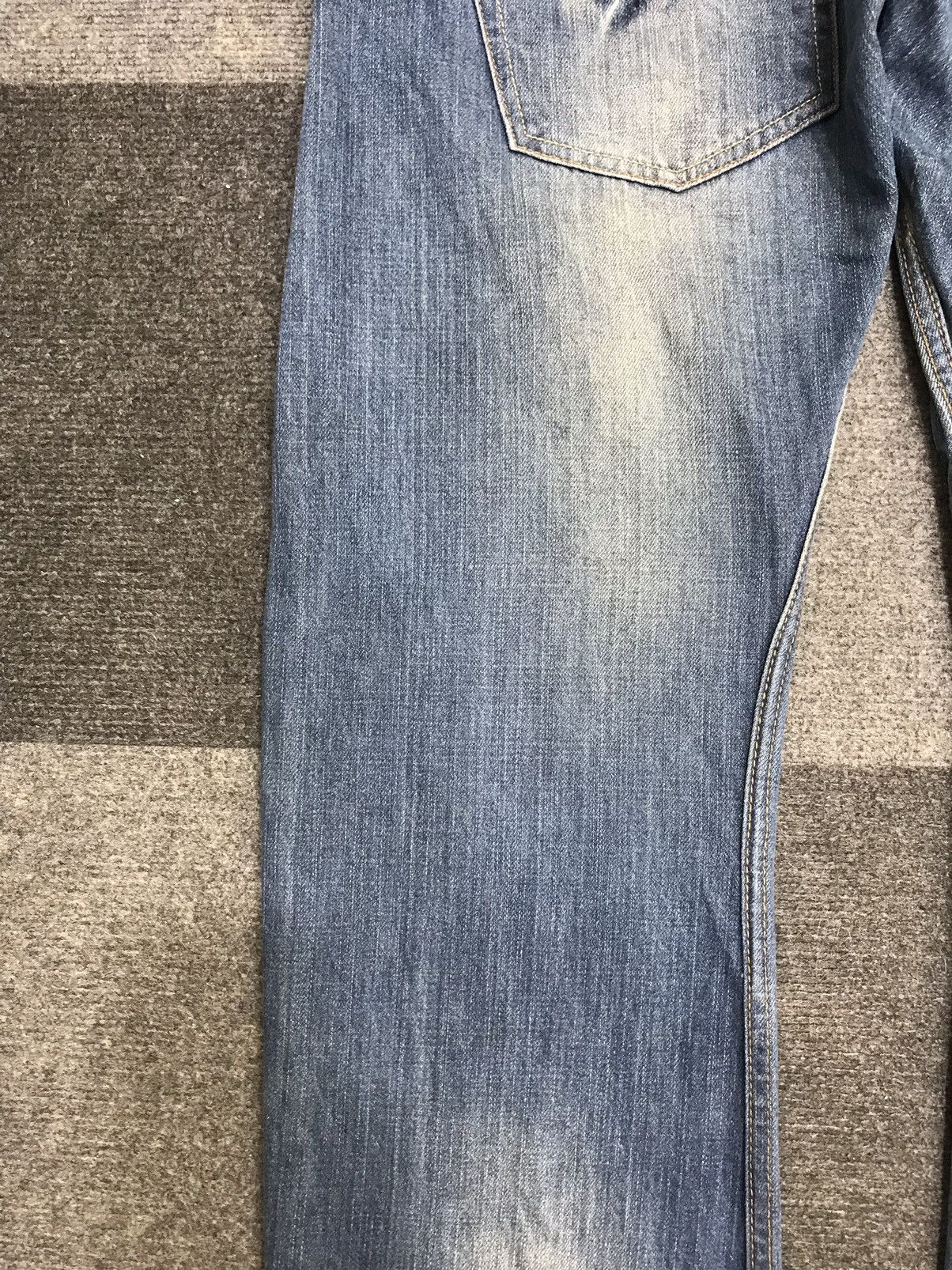 Japanese Brand 💥ARCHIVAL💥Dominate Double Waist Stone Wash Denim F450 Size US 34 / EU 50 - 17 Thumbnail