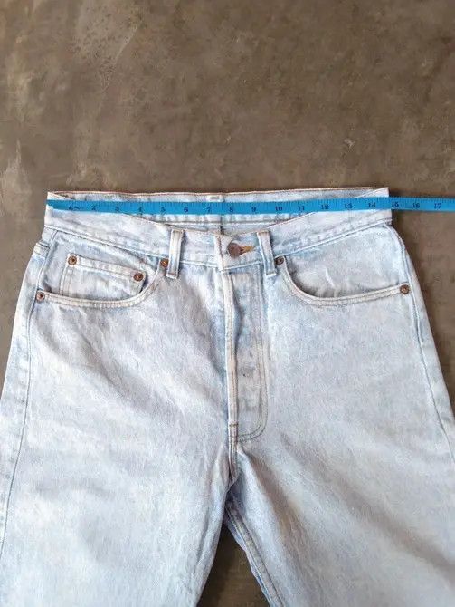 Levi's × Vintage 1989 Vintage Levis 501 Made In USA Jeans 29x33 Size US 29 - 6 Thumbnail
