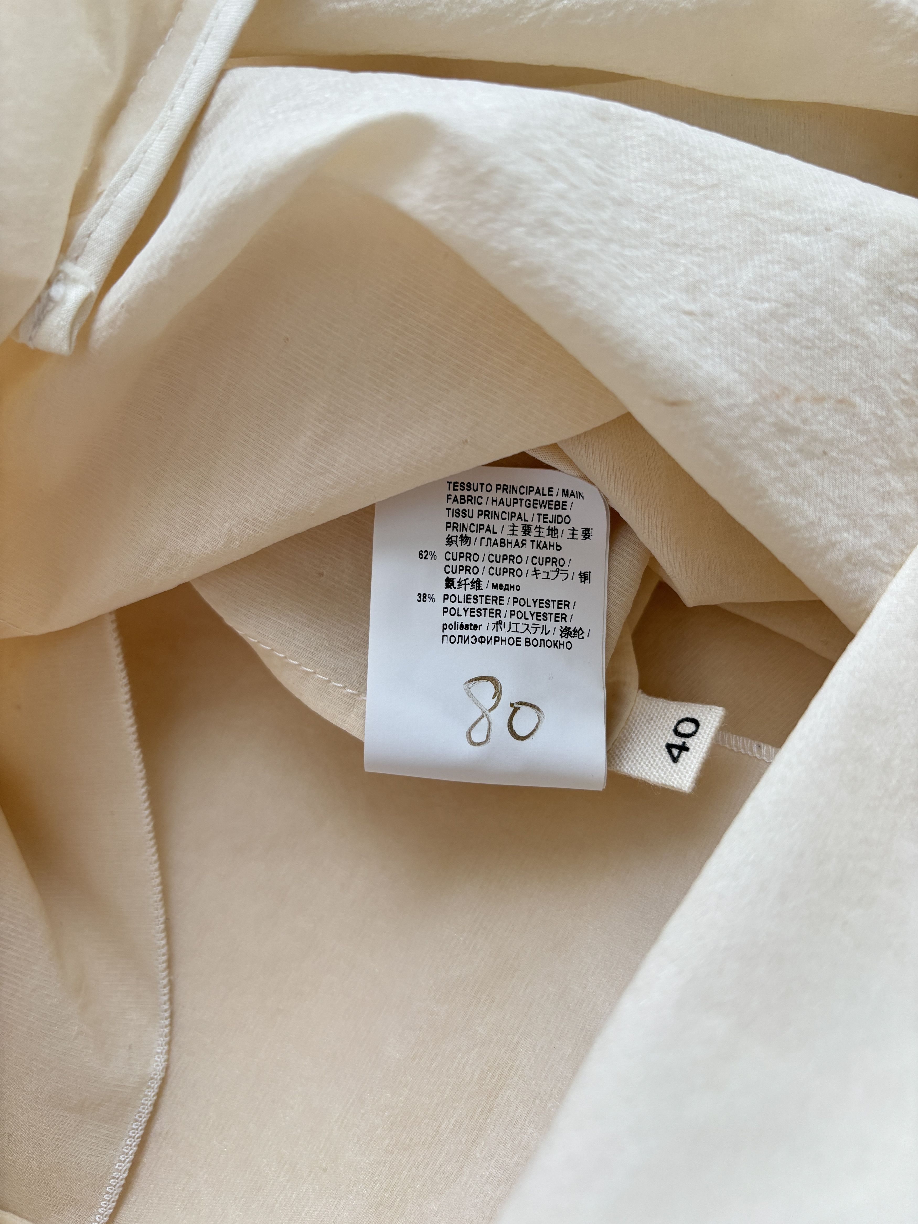 Marni ⚡️QUICK SALE⚡️Marni Ivory Organza Mini Dress Size S / US 4 / IT 40 - 5 Thumbnail